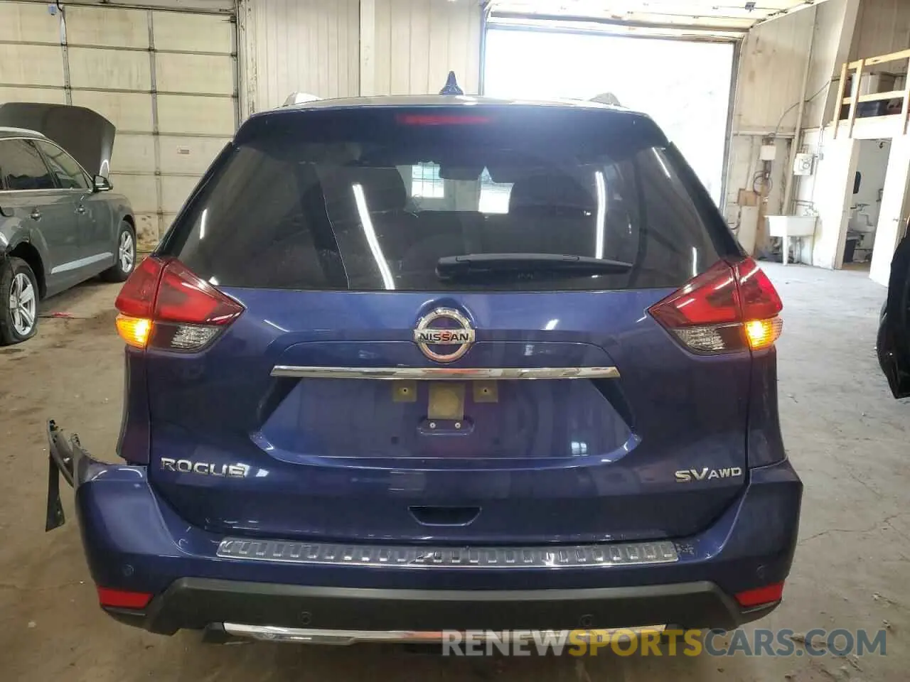 6 fotografías del automóvil dañado JN8AT2MV0KW381530 NISSAN ROGUE 2019