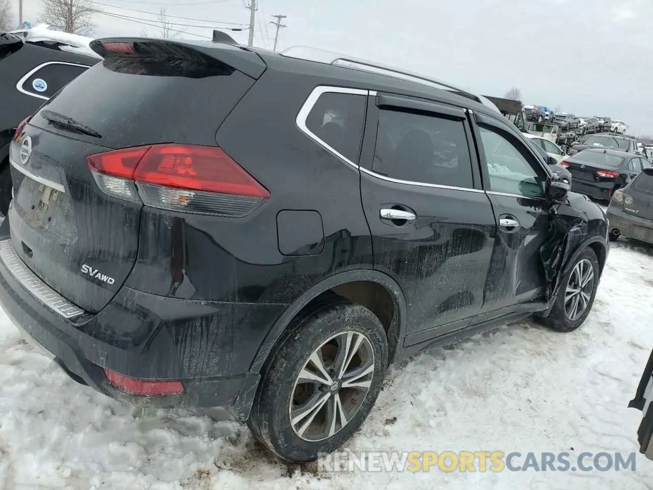 3 fotografías del automóvil dañado JN8AT2MV0KW396562 NISSAN ROGUE 2019