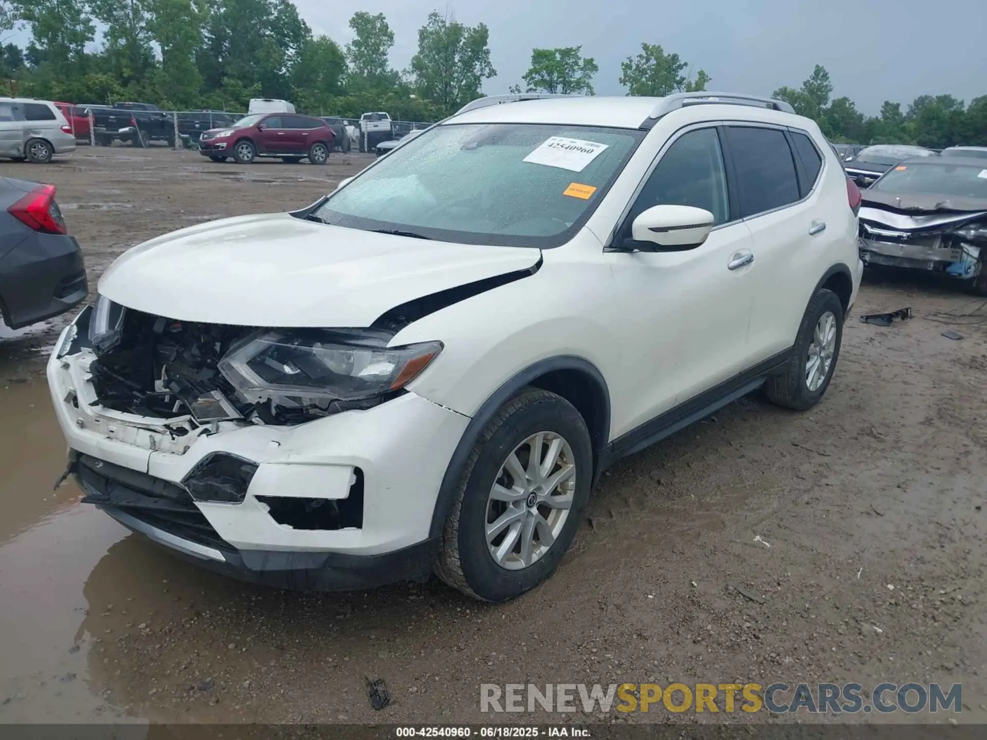 2 fotografías del automóvil dañado JN8AT2MV1KW371346 NISSAN ROGUE 2019