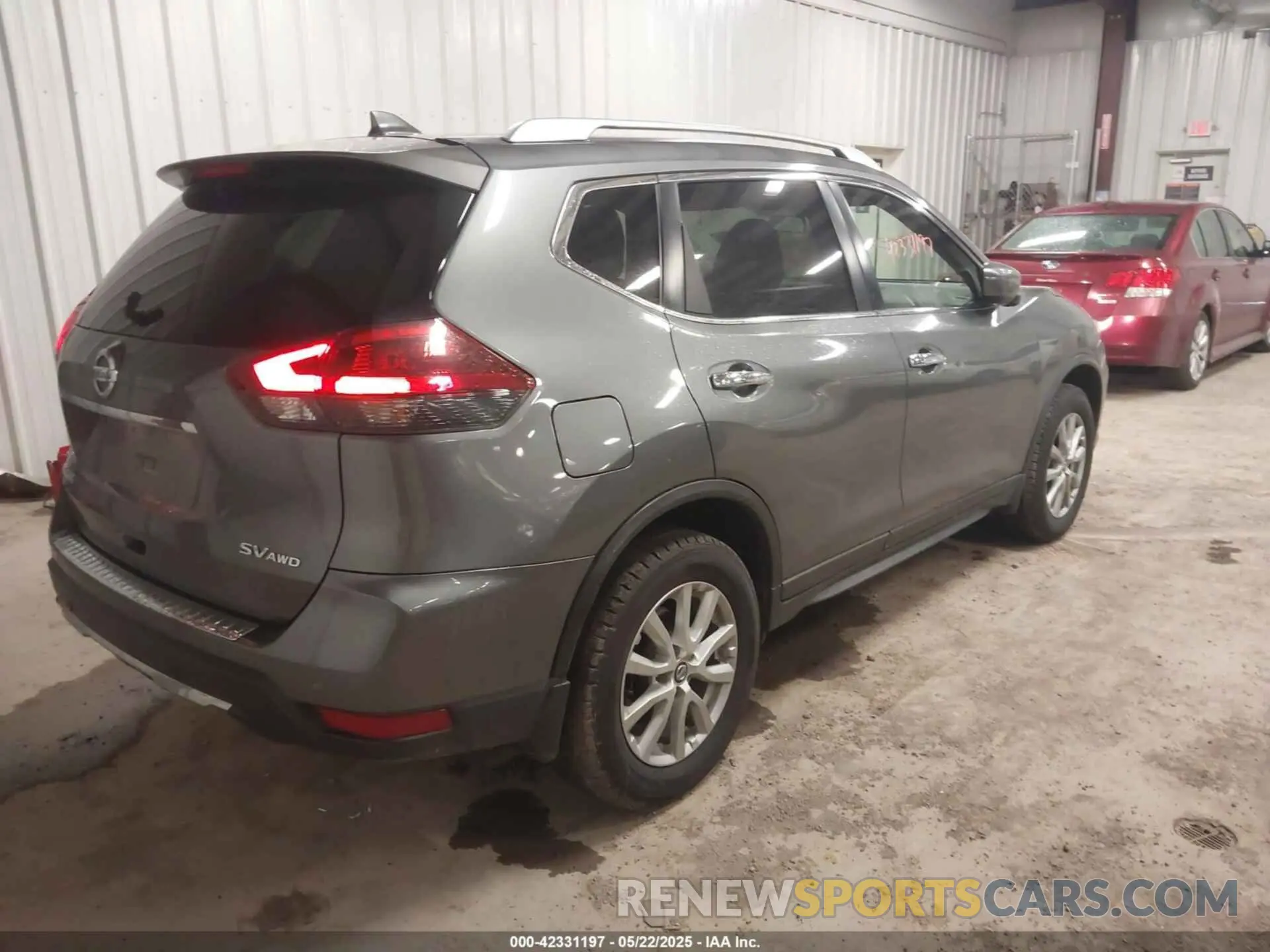 4 fotografías del automóvil dañado JN8AT2MV1KW376045 NISSAN ROGUE 2019