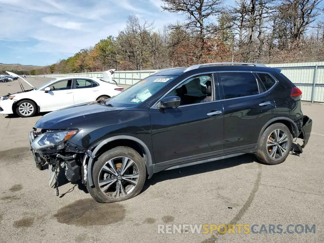 1 fotografías del automóvil dañado JN8AT2MV1KW381701 NISSAN ROGUE 2019
