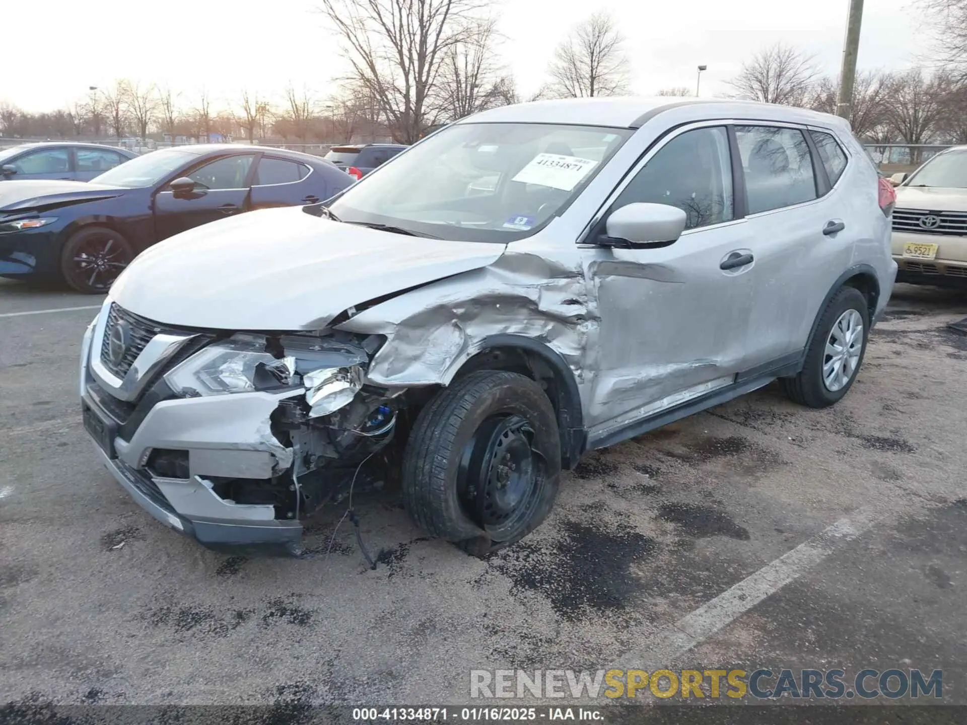 2 fotografías del automóvil dañado JN8AT2MV1KW387501 NISSAN ROGUE 2019