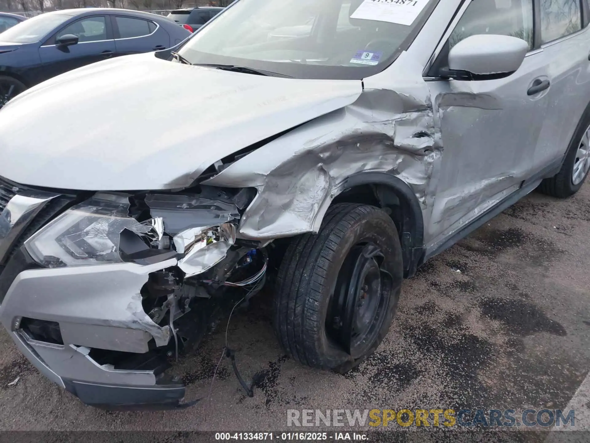 6 fotografías del automóvil dañado JN8AT2MV1KW387501 NISSAN ROGUE 2019