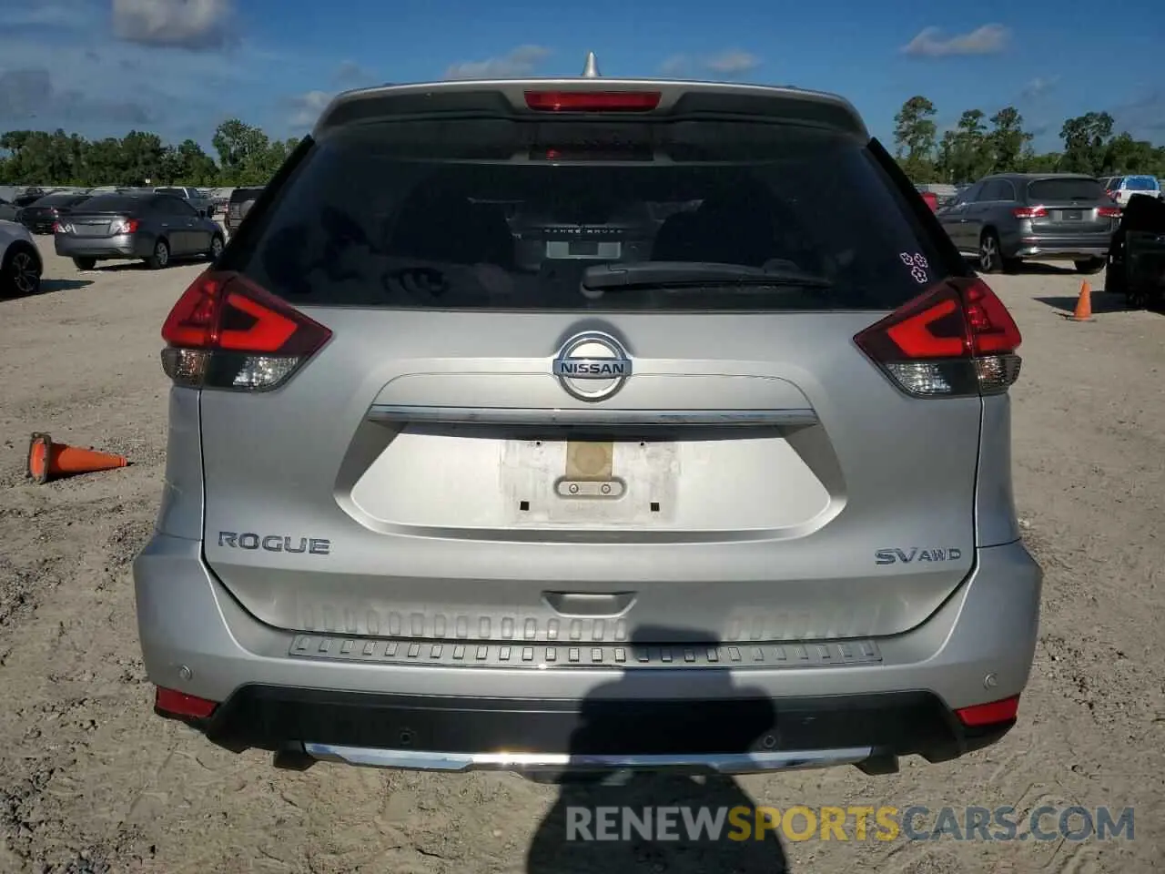 6 fotografías del automóvil dañado JN8AT2MV2KW382808 NISSAN ROGUE 2019