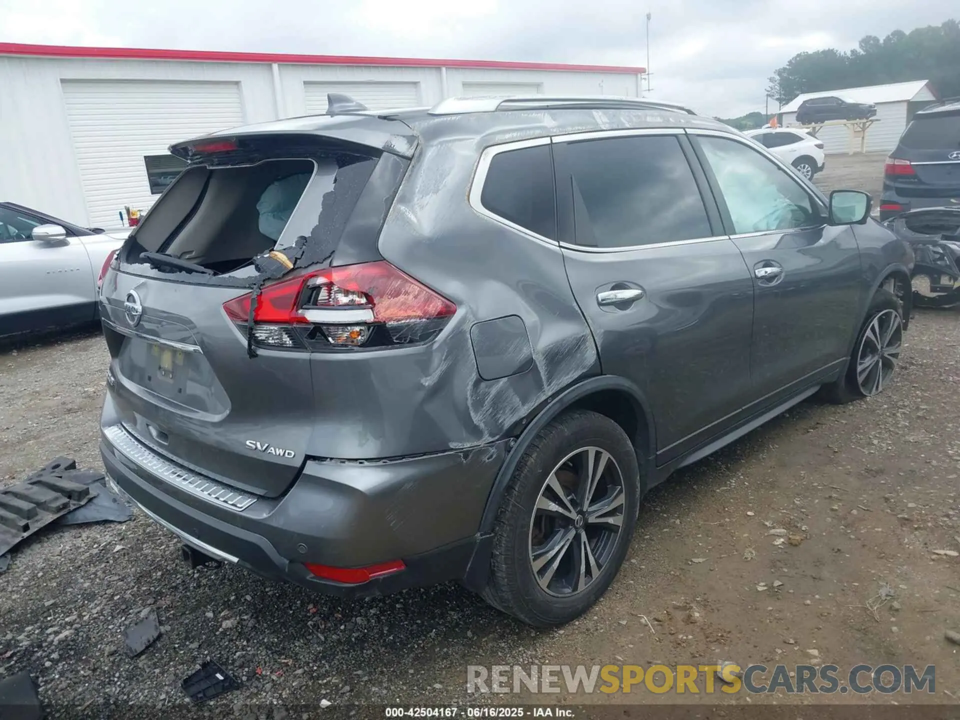 4 fotografías del automóvil dañado JN8AT2MV2KW385398 NISSAN ROGUE 2019