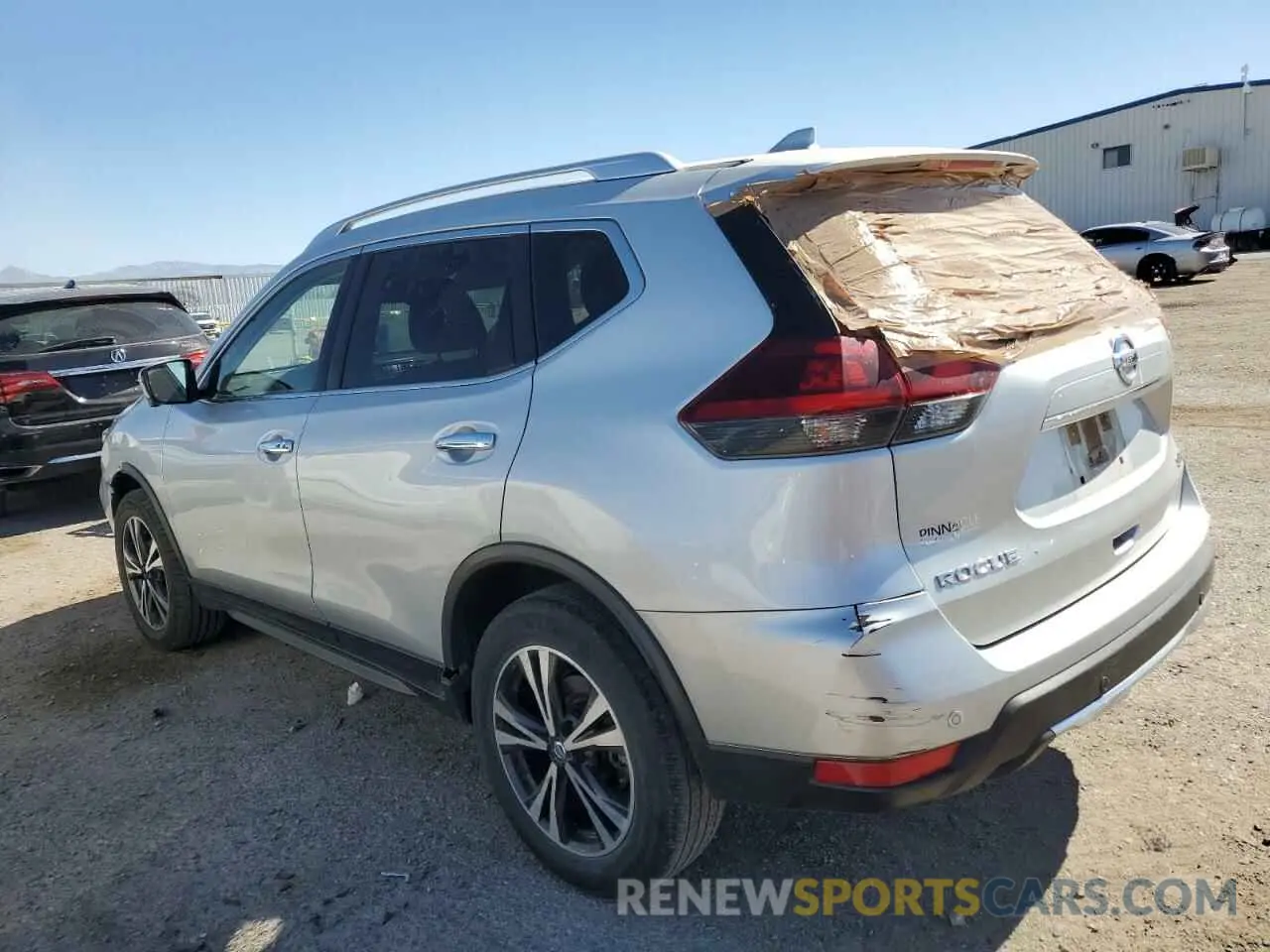 2 fotografías del automóvil dañado JN8AT2MV2KW386356 NISSAN ROGUE 2019