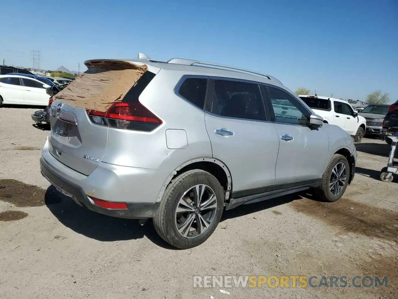 3 fotografías del automóvil dañado JN8AT2MV2KW386356 NISSAN ROGUE 2019