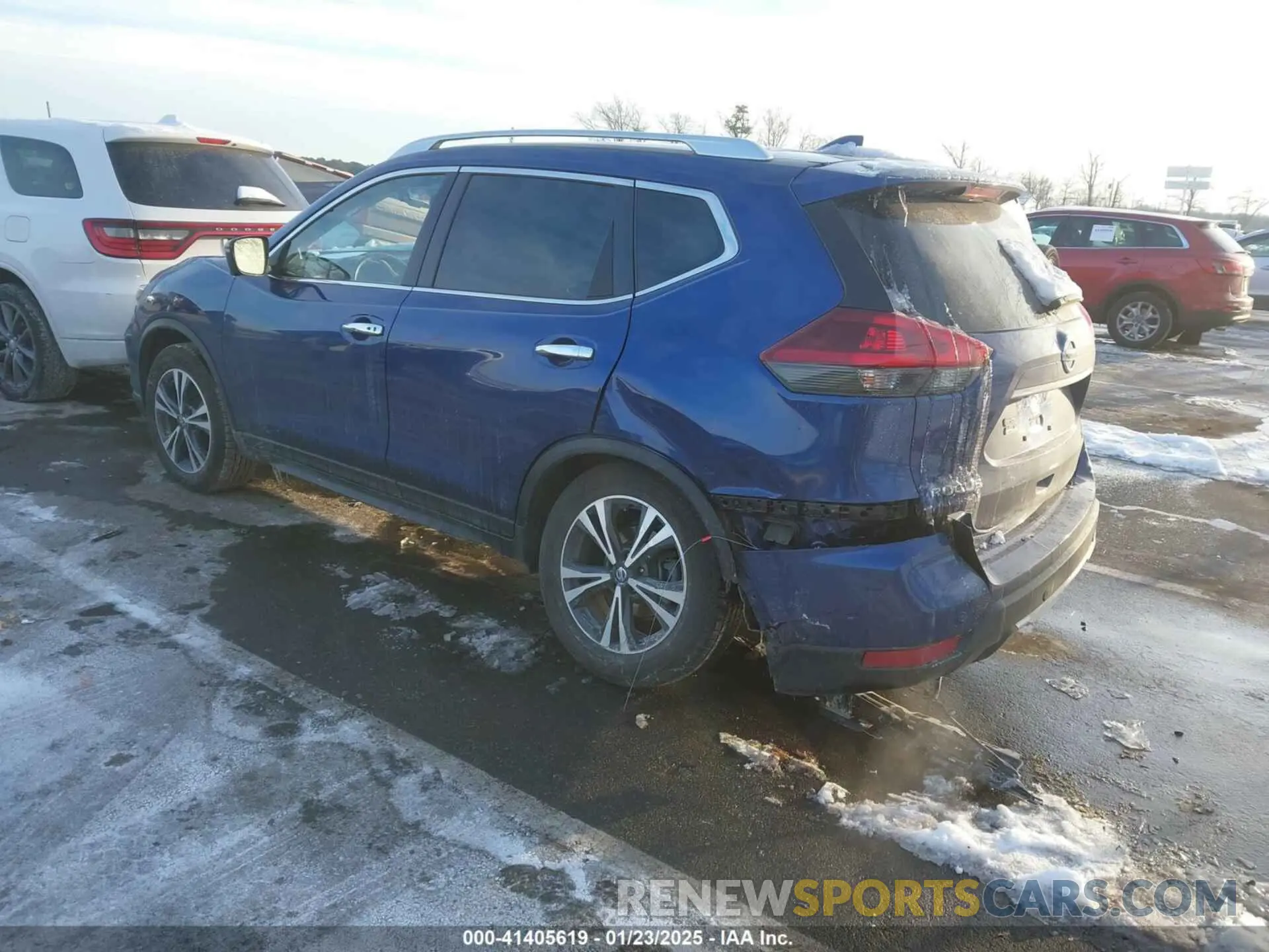 3 fotografías del automóvil dañado JN8AT2MV2KW393405 NISSAN ROGUE 2019