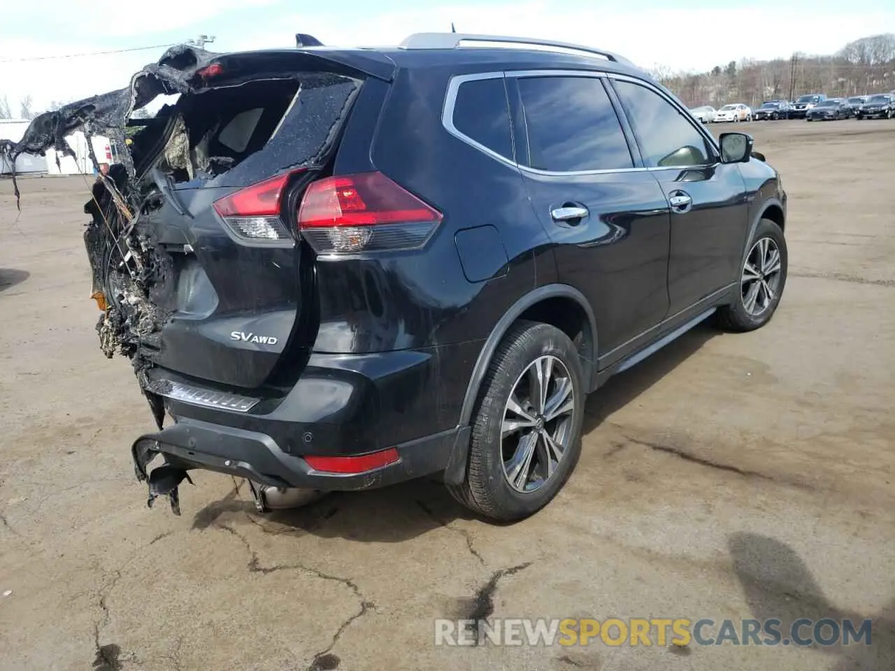 3 fotografías del automóvil dañado JN8AT2MV2KW395638 NISSAN ROGUE 2019