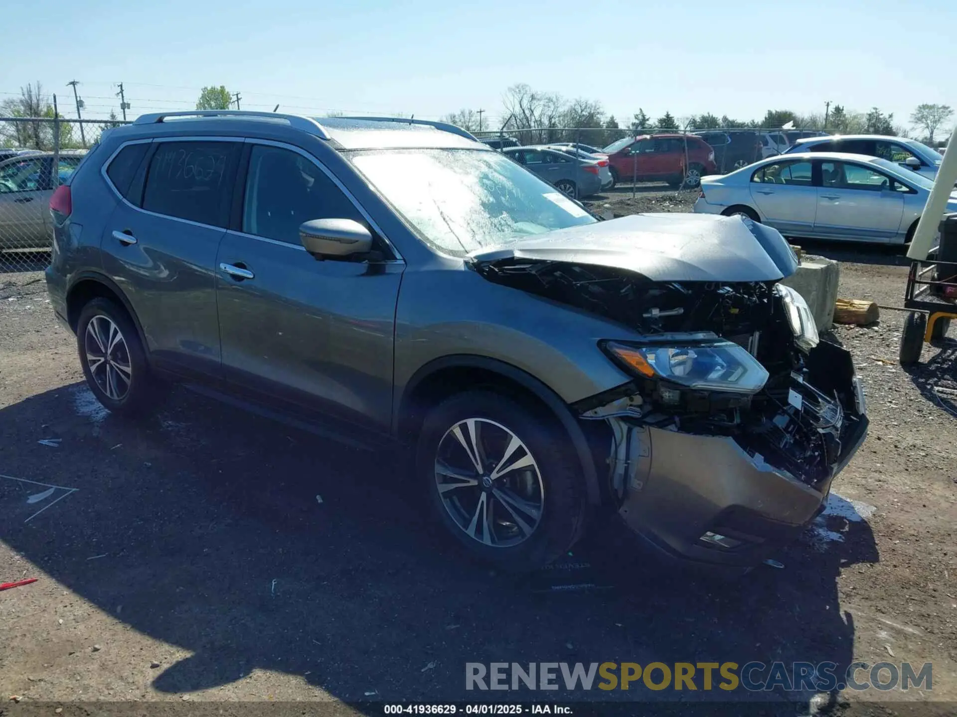 1 fotografías del automóvil dañado JN8AT2MV2KW396353 NISSAN ROGUE 2019