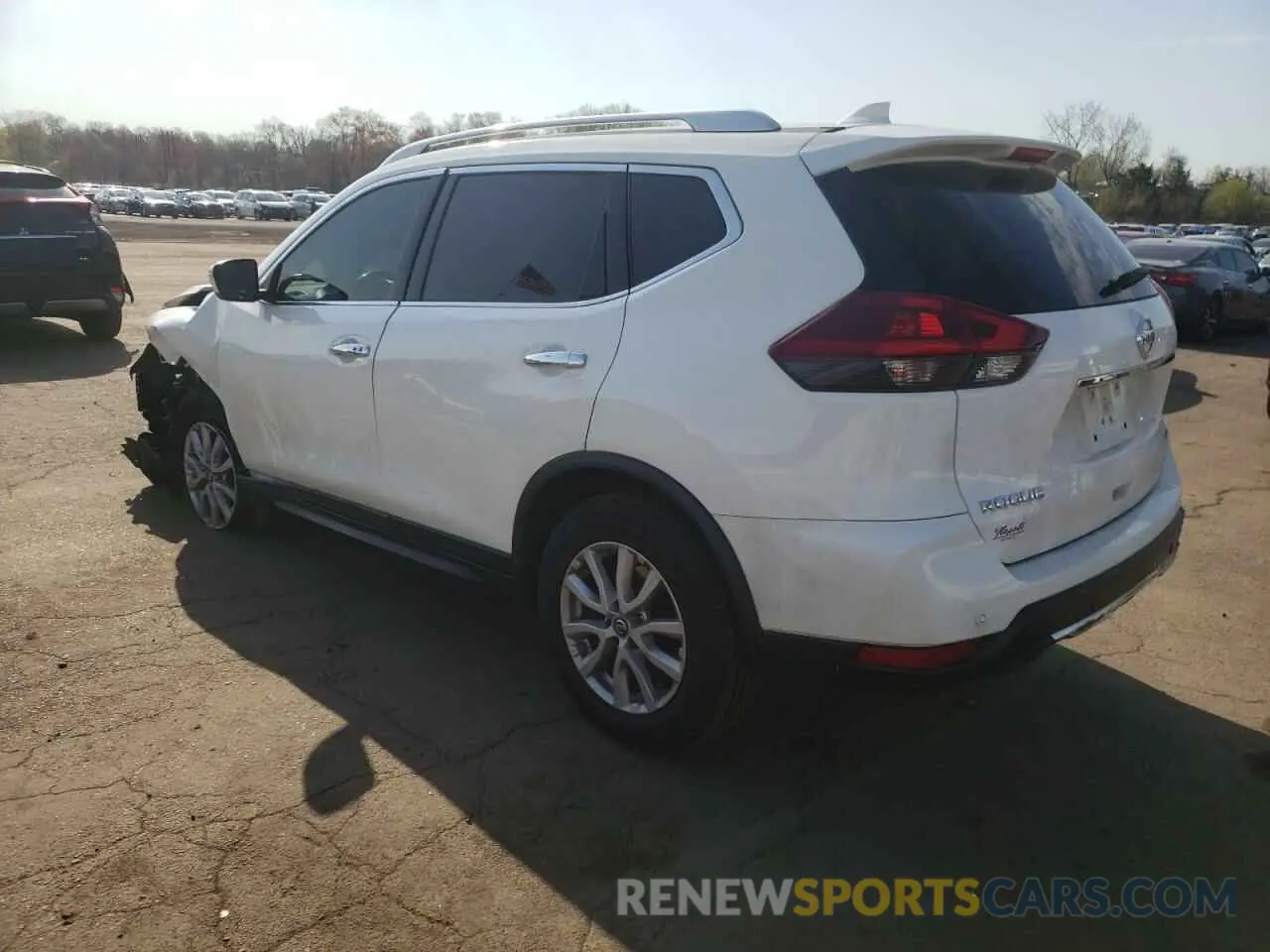 2 fotografías del automóvil dañado JN8AT2MV3KW377147 NISSAN ROGUE 2019