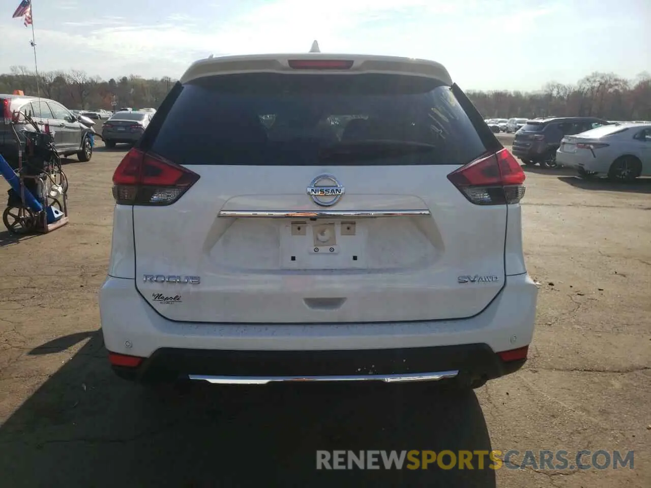 6 fotografías del automóvil dañado JN8AT2MV3KW377147 NISSAN ROGUE 2019
