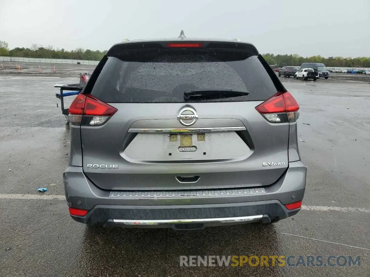6 fotografías del automóvil dañado JN8AT2MV3KW396670 NISSAN ROGUE 2019