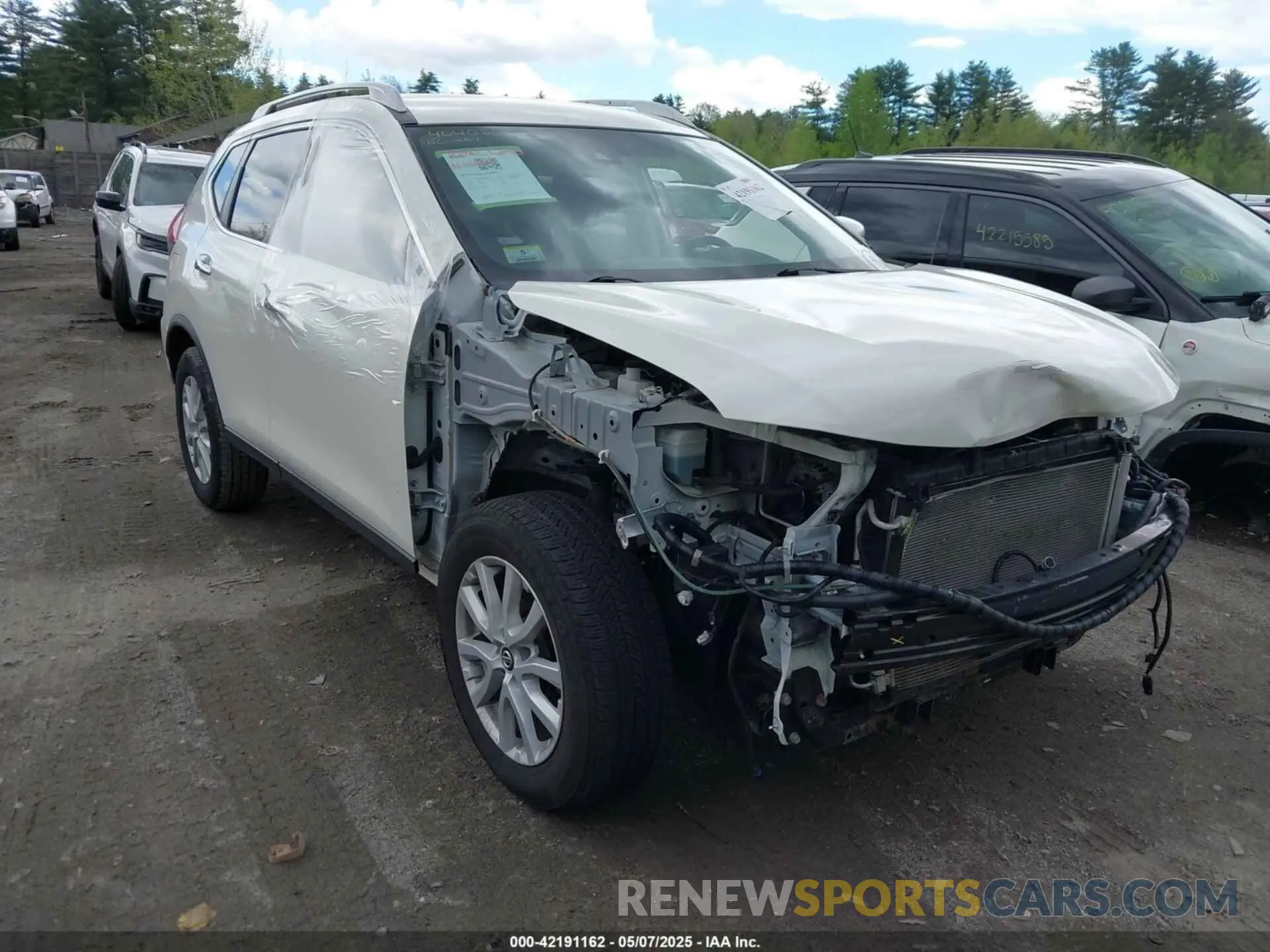 1 fotografías del automóvil dañado JN8AT2MV4KW372524 NISSAN ROGUE 2019