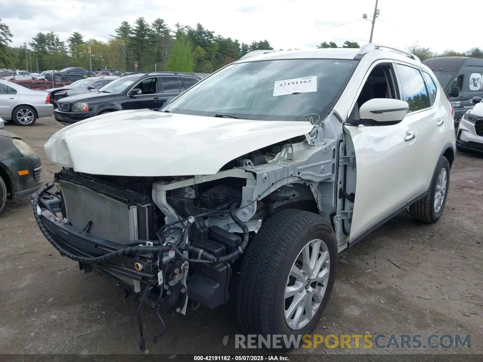 2 fotografías del automóvil dañado JN8AT2MV4KW372524 NISSAN ROGUE 2019