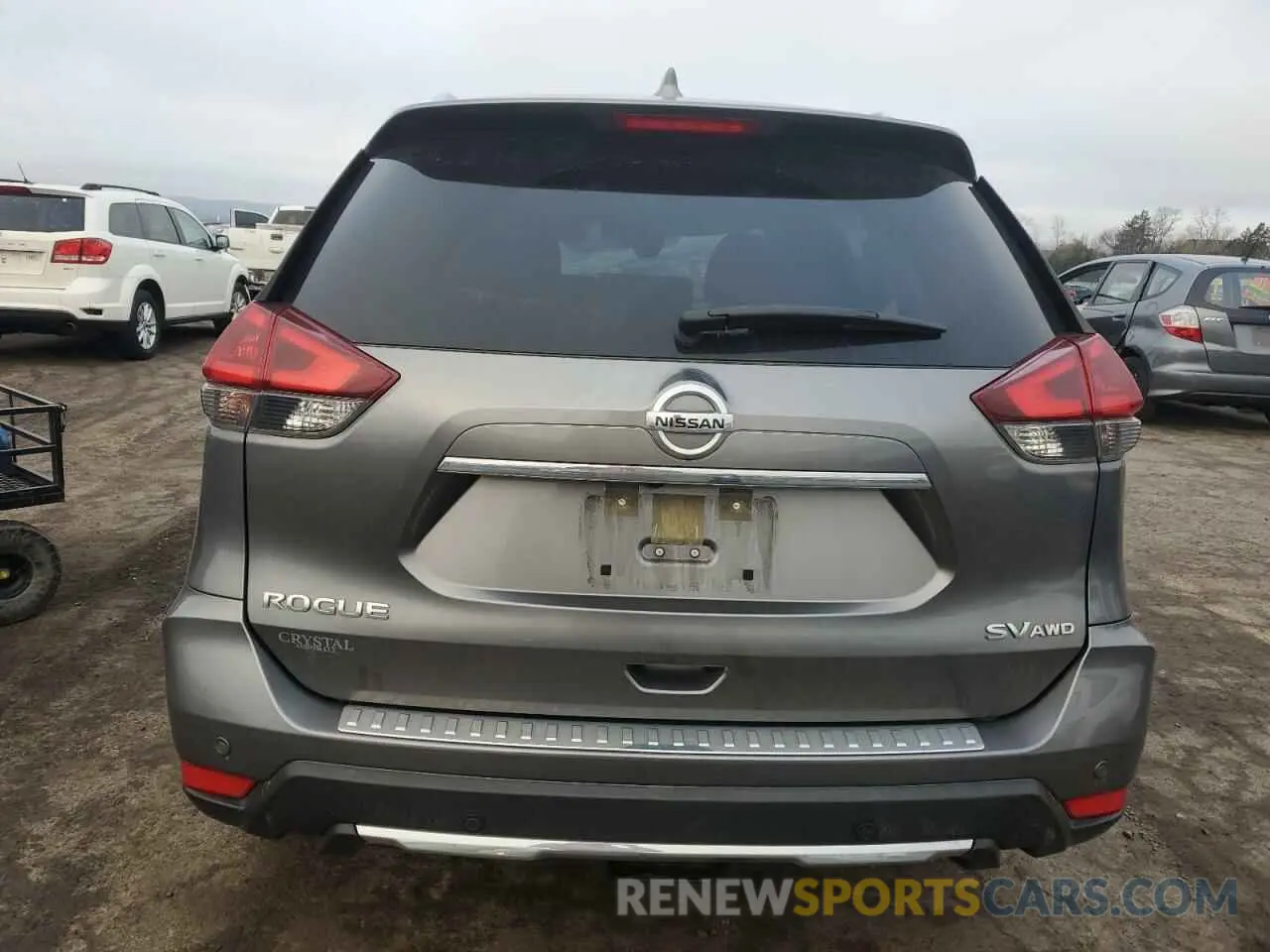 6 fotografías del automóvil dañado JN8AT2MV4KW394622 NISSAN ROGUE 2019