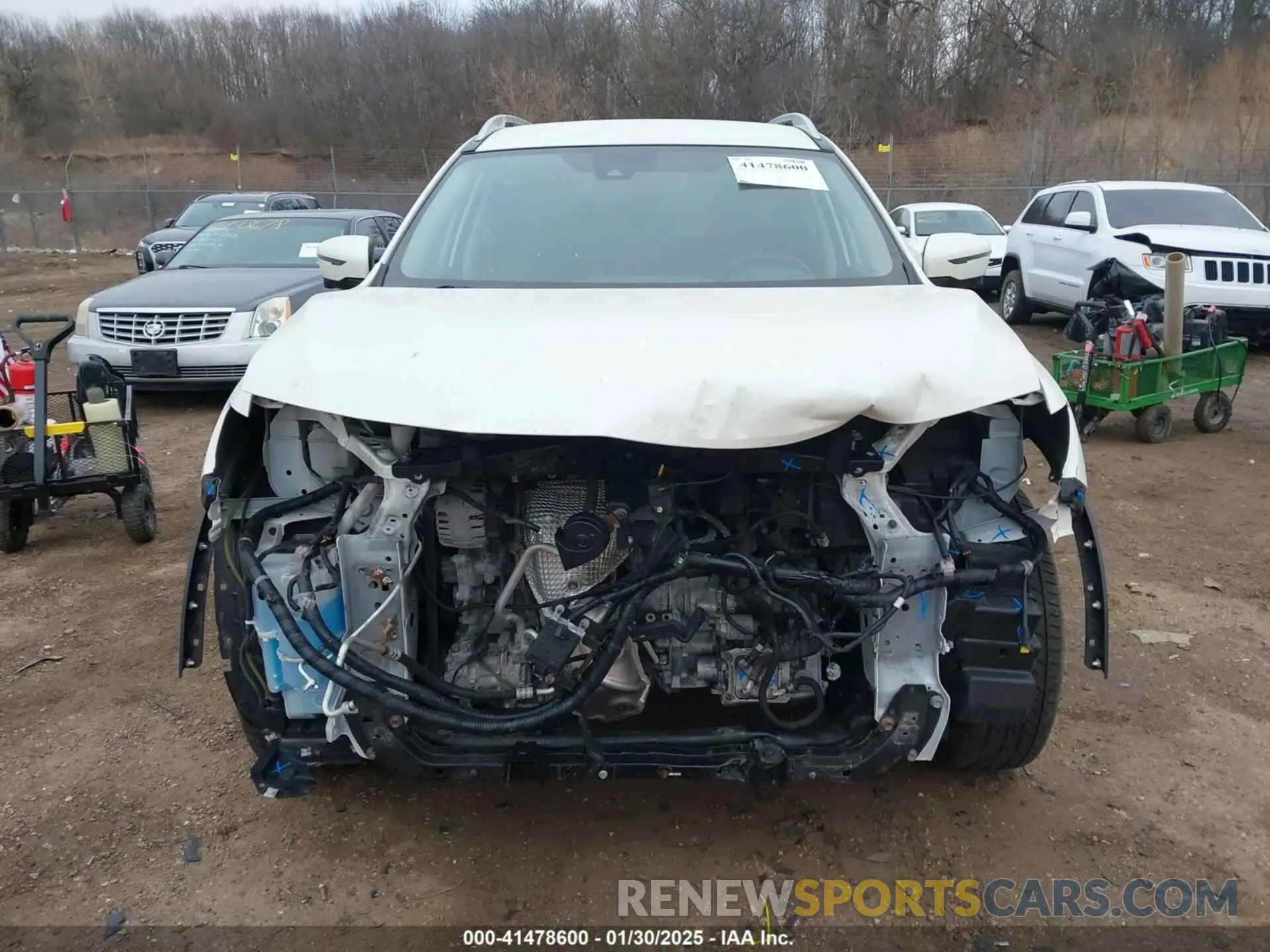 12 fotografías del automóvil dañado JN8AT2MV4KW398248 NISSAN ROGUE 2019