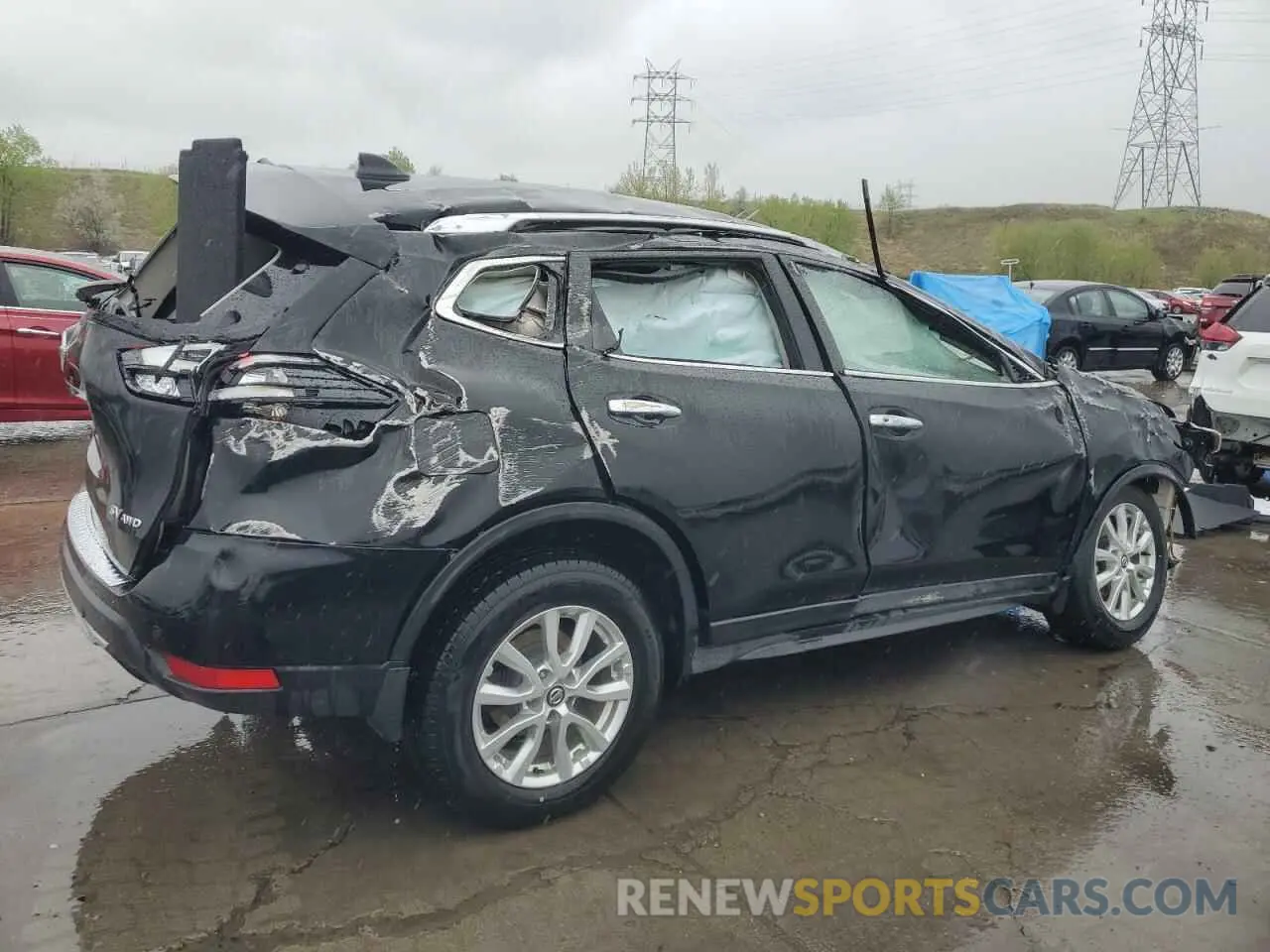 3 fotografías del automóvil dañado JN8AT2MV5KW377599 NISSAN ROGUE 2019