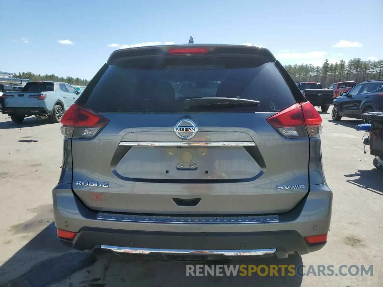 6 fotografías del automóvil dañado JN8AT2MV5KW379501 NISSAN ROGUE 2019