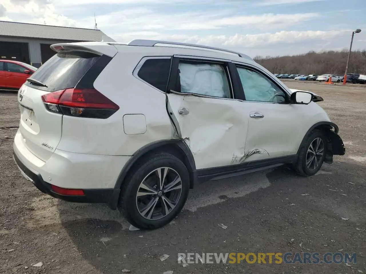 3 fotografías del automóvil dañado JN8AT2MV6KW379247 NISSAN ROGUE 2019