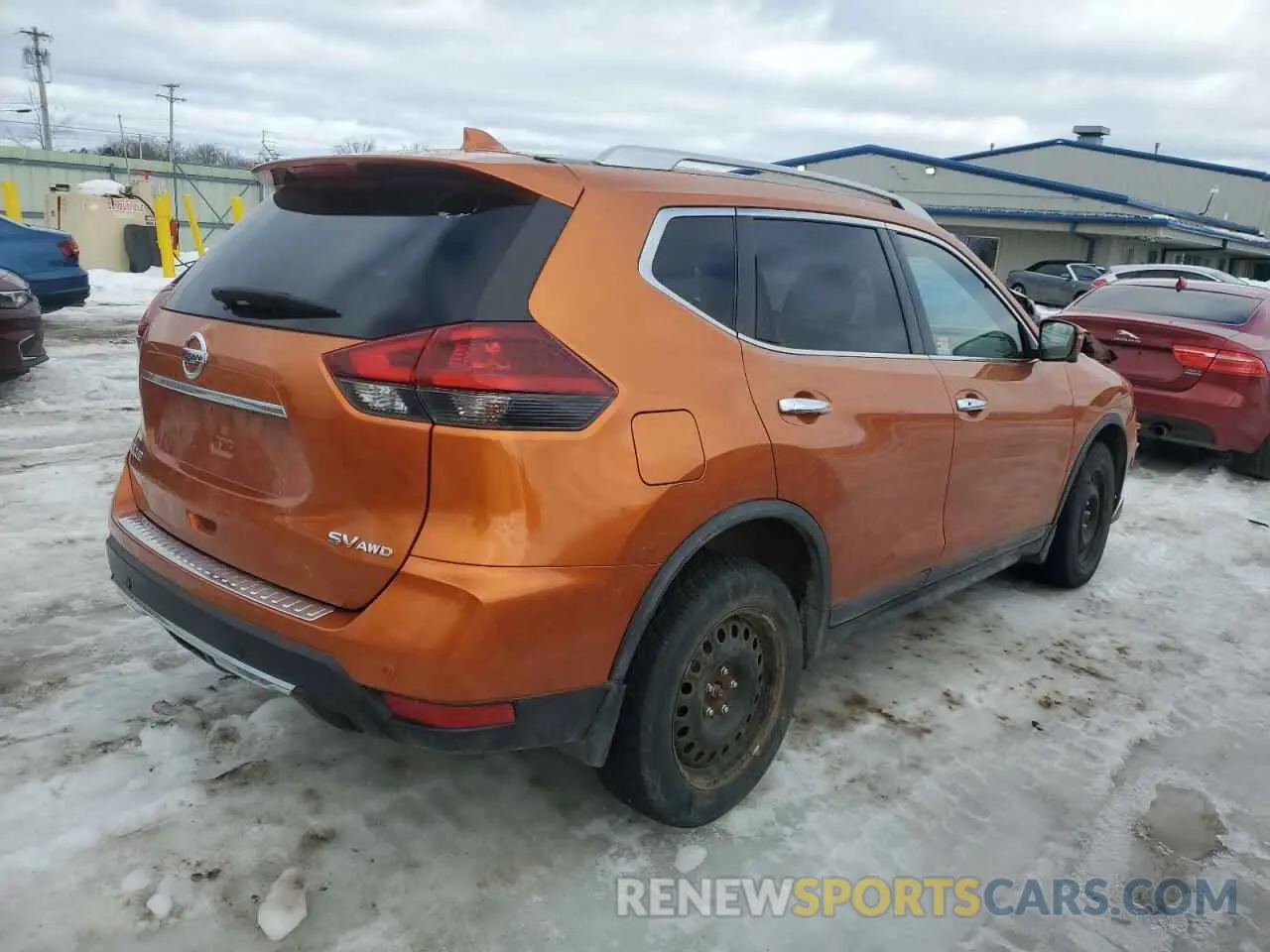 3 fotografías del automóvil dañado JN8AT2MV6KW382780 NISSAN ROGUE 2019