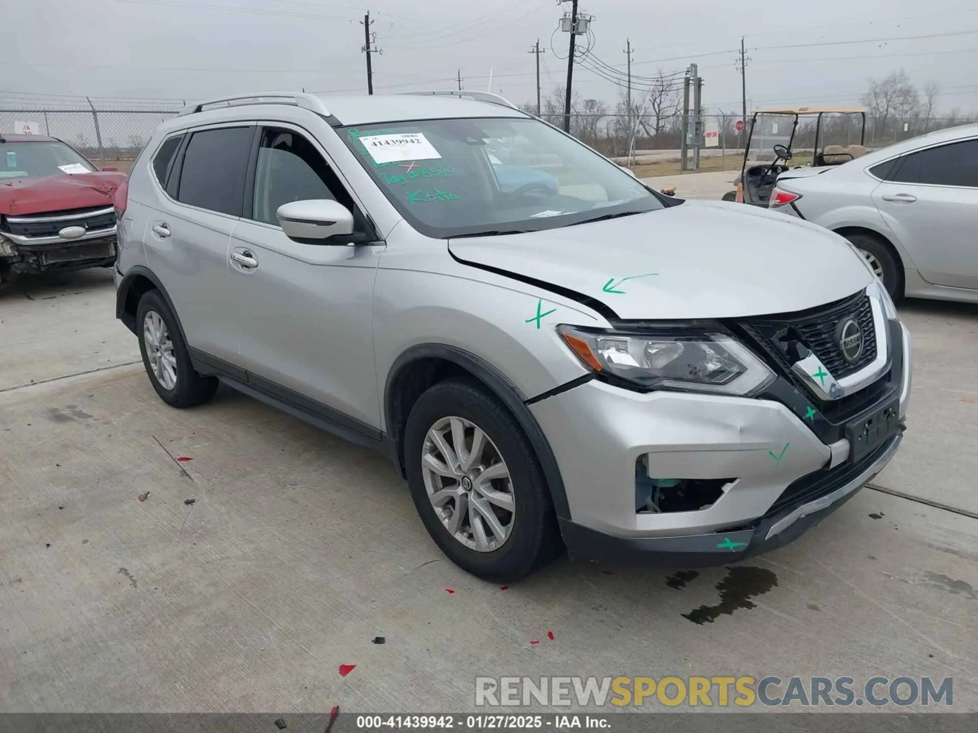 1 fotografías del automóvil dañado JN8AT2MV6KW382956 NISSAN ROGUE 2019