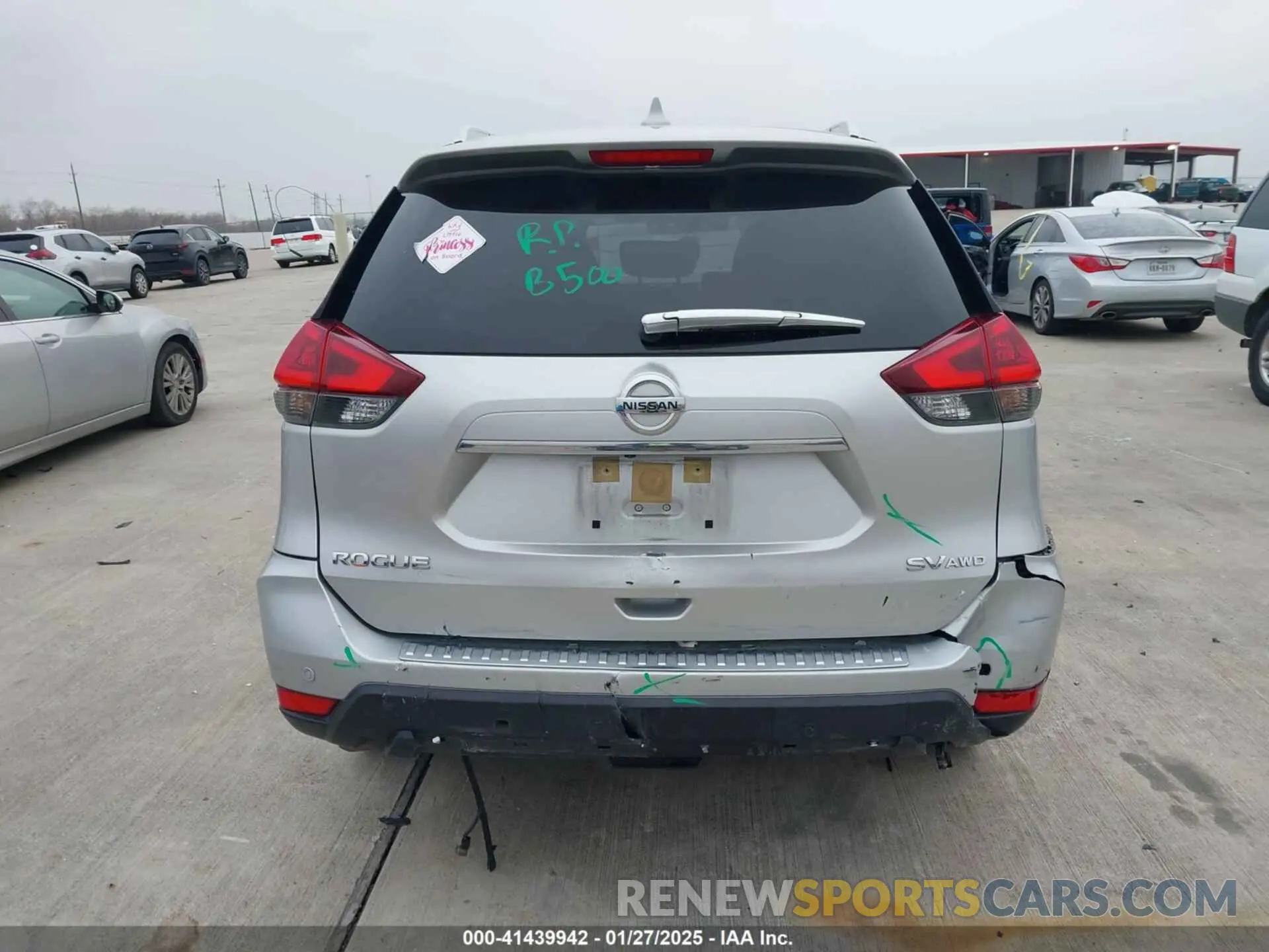 16 fotografías del automóvil dañado JN8AT2MV6KW382956 NISSAN ROGUE 2019