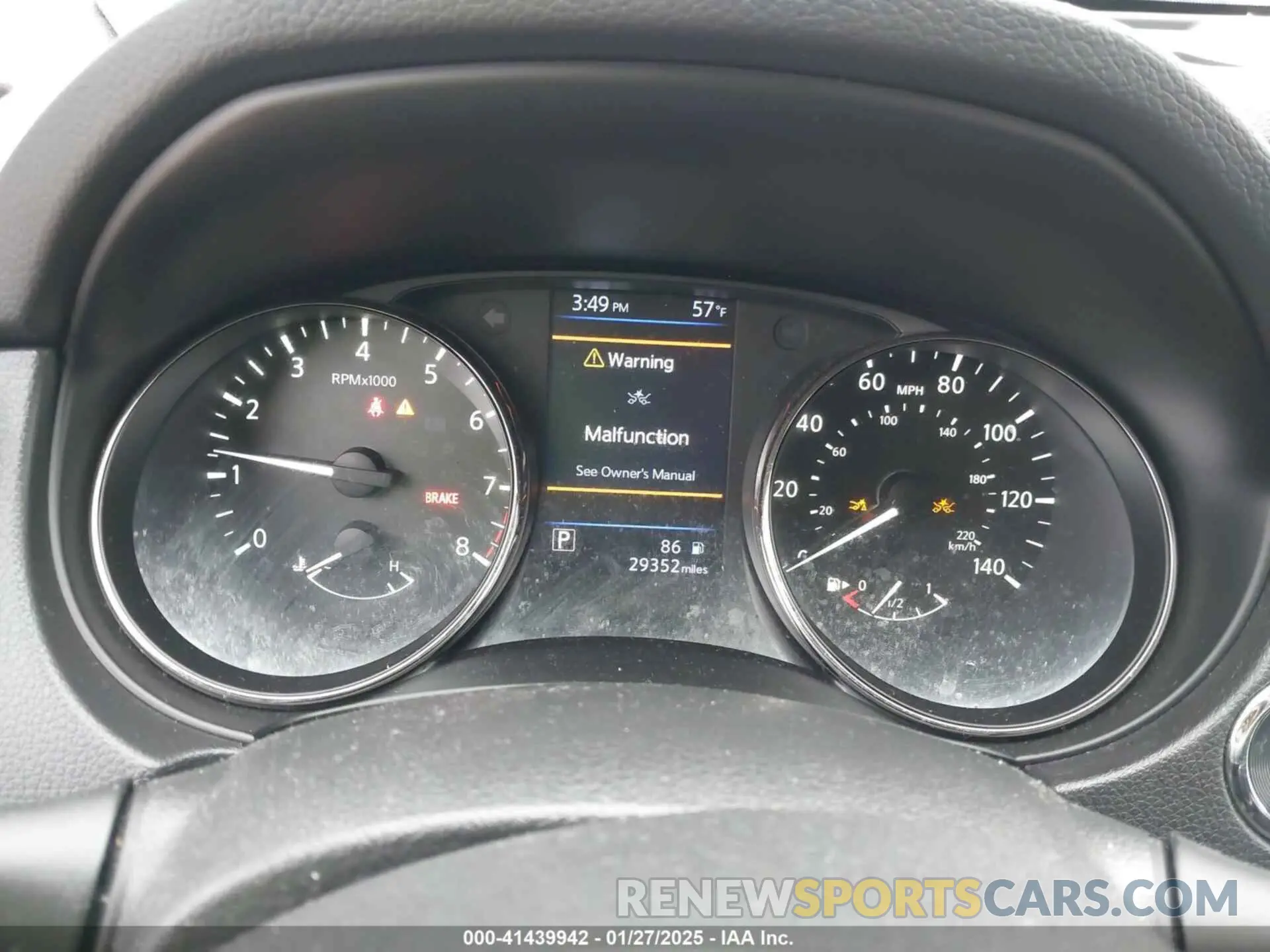 7 fotografías del automóvil dañado JN8AT2MV6KW382956 NISSAN ROGUE 2019