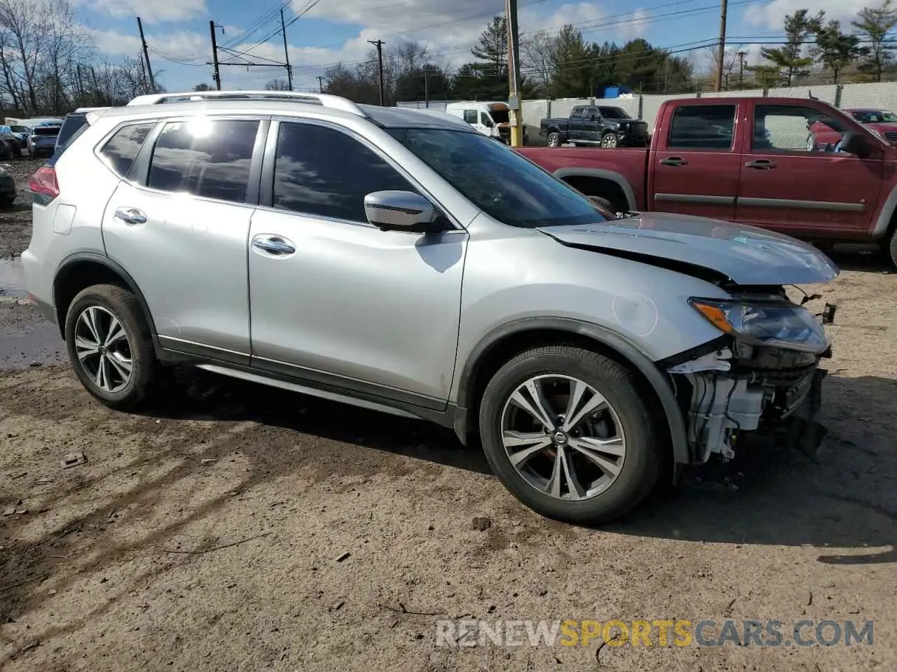 4 fotografías del automóvil dañado JN8AT2MV6KW387994 NISSAN ROGUE 2019