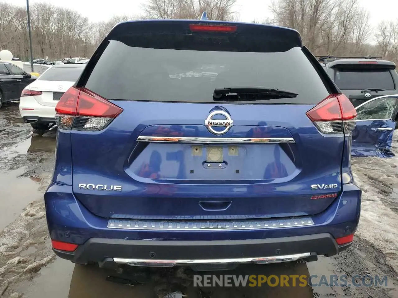 6 fotografías del automóvil dañado JN8AT2MV7KW370685 NISSAN ROGUE 2019