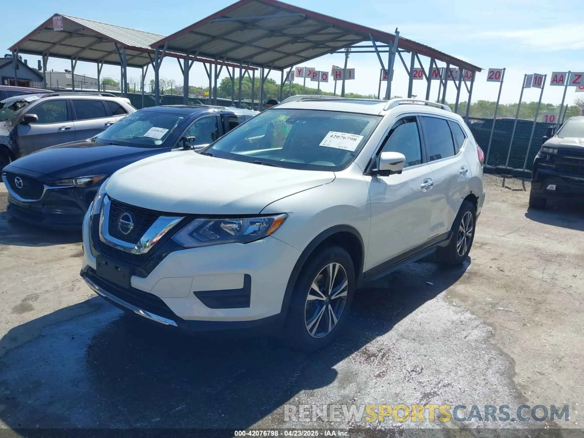 2 fotografías del automóvil dañado JN8AT2MV7KW385753 NISSAN ROGUE 2019