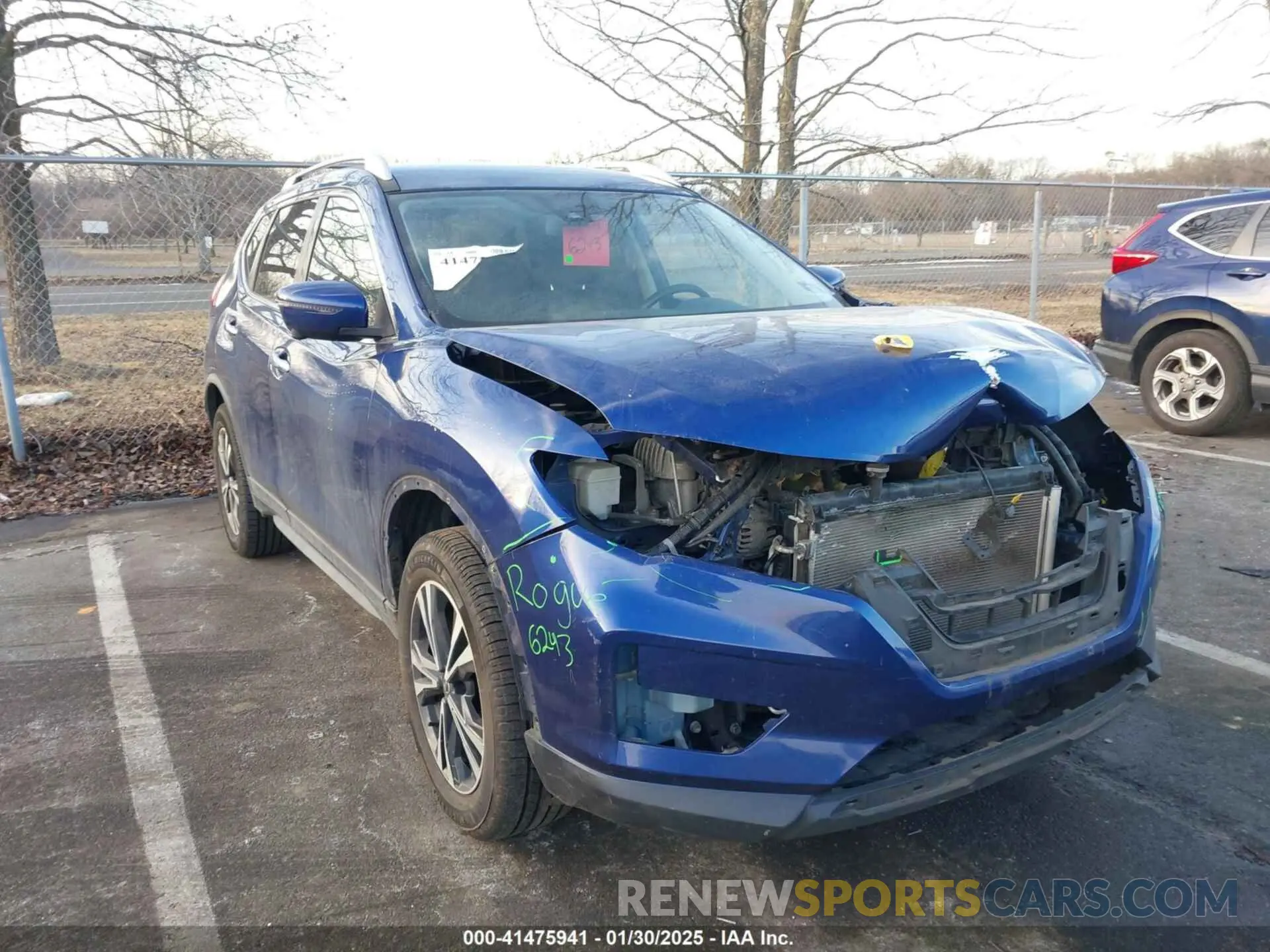 1 fotografías del automóvil dañado JN8AT2MV8KW388497 NISSAN ROGUE 2019