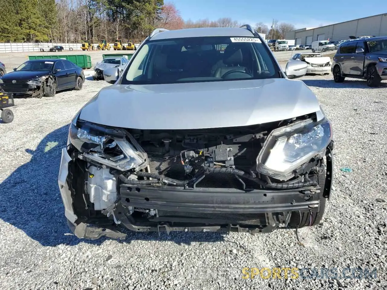 5 fotografías del automóvil dañado JN8AT2MVXKW372673 NISSAN ROGUE 2019
