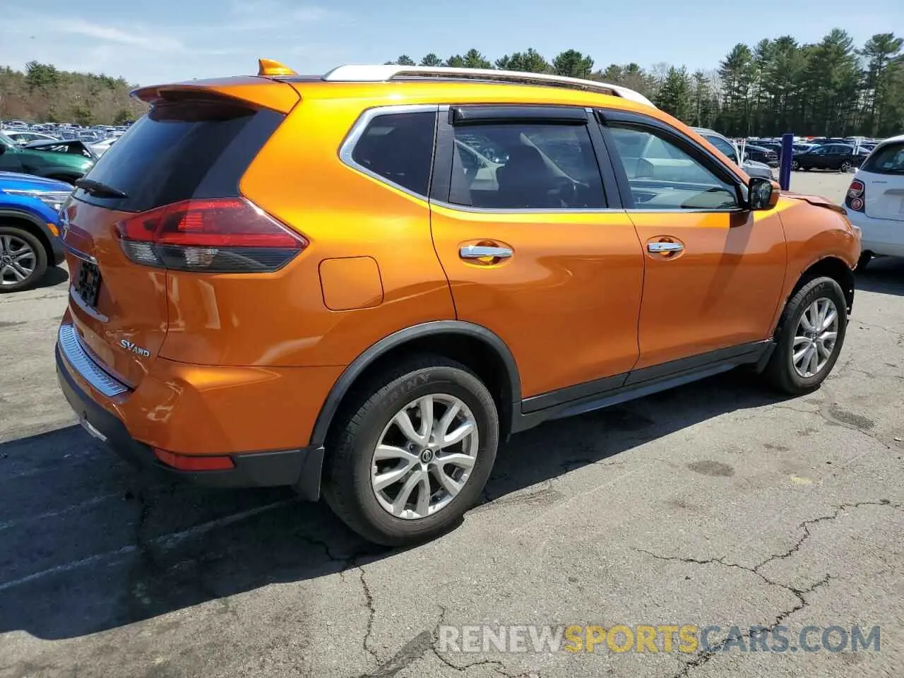 3 fotografías del automóvil dañado JN8AT2MVXKW376447 NISSAN ROGUE 2019