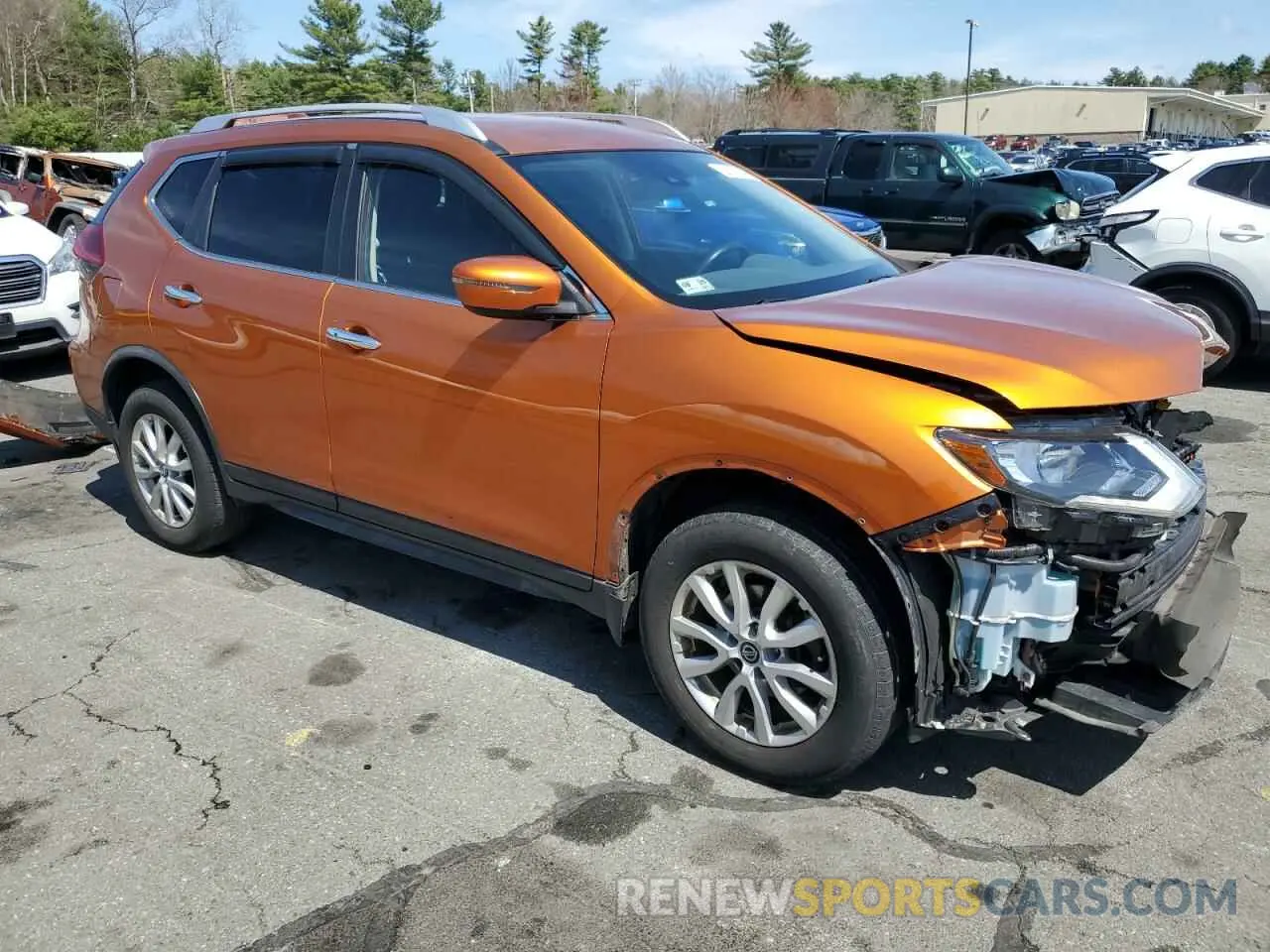 4 fotografías del automóvil dañado JN8AT2MVXKW376447 NISSAN ROGUE 2019