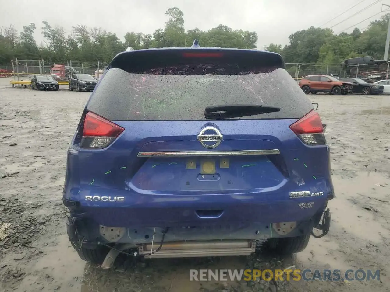 6 fotografías del automóvil dañado JN8AT2MVXKW389408 NISSAN ROGUE 2019