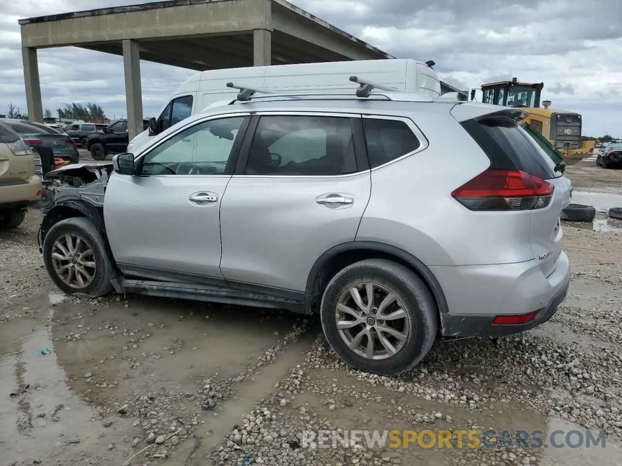 2 fotografías del automóvil dañado KNMAT2MT0KP516221 NISSAN ROGUE 2019