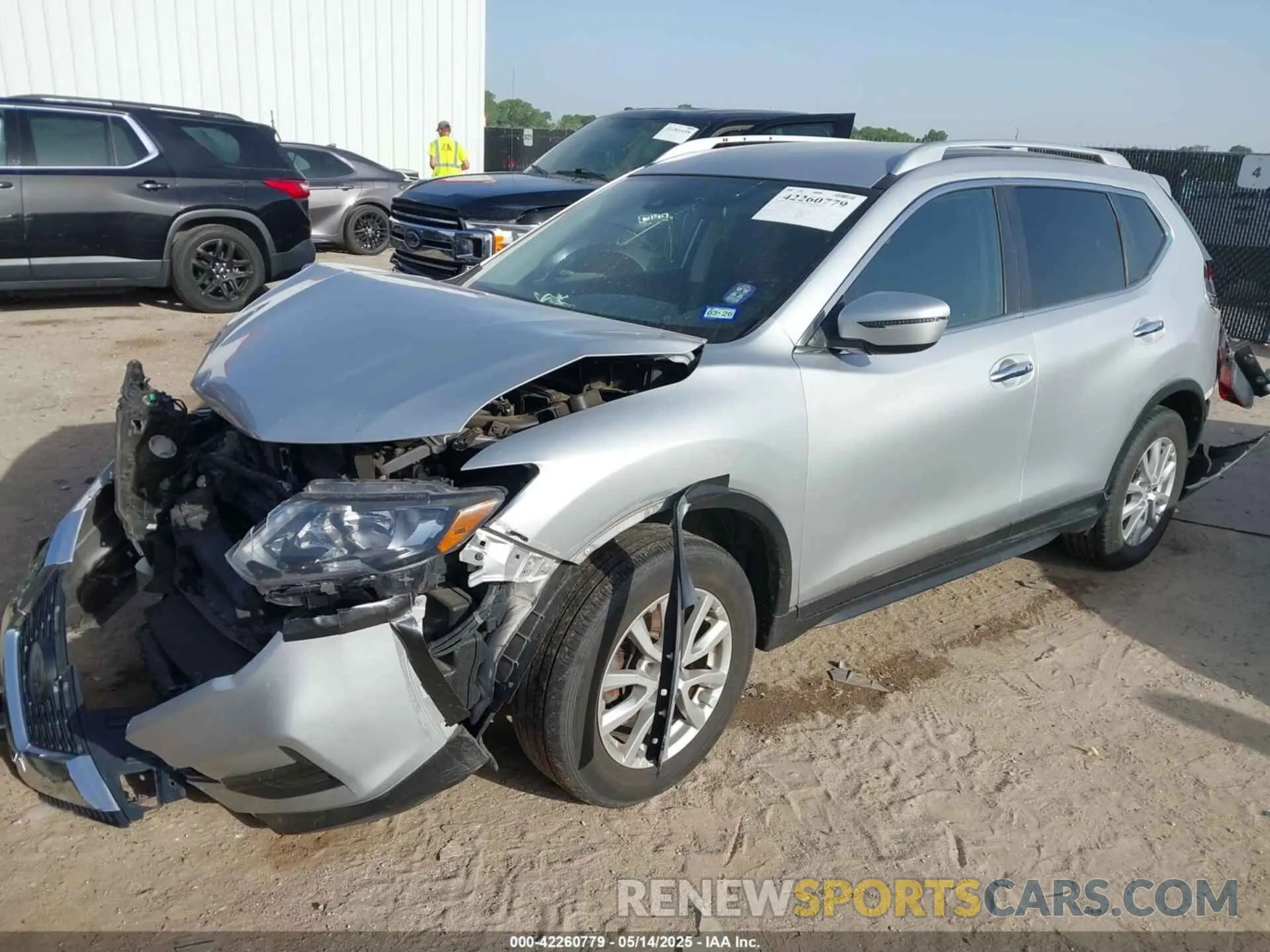 2 fotografías del automóvil dañado KNMAT2MT0KP527901 NISSAN ROGUE 2019