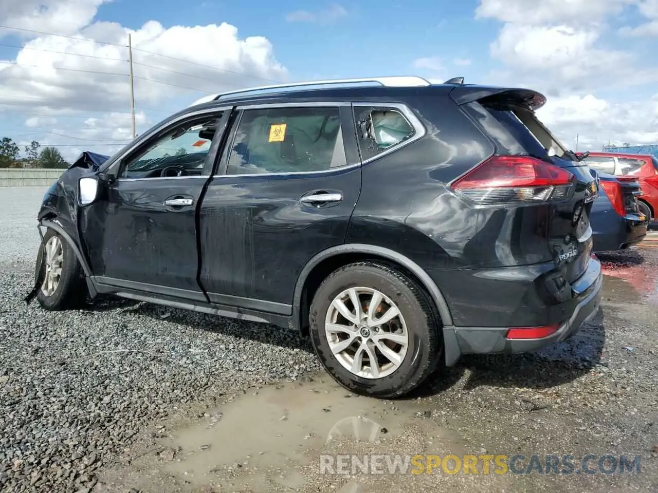 2 fotografías del automóvil dañado KNMAT2MT0KP553463 NISSAN ROGUE 2019