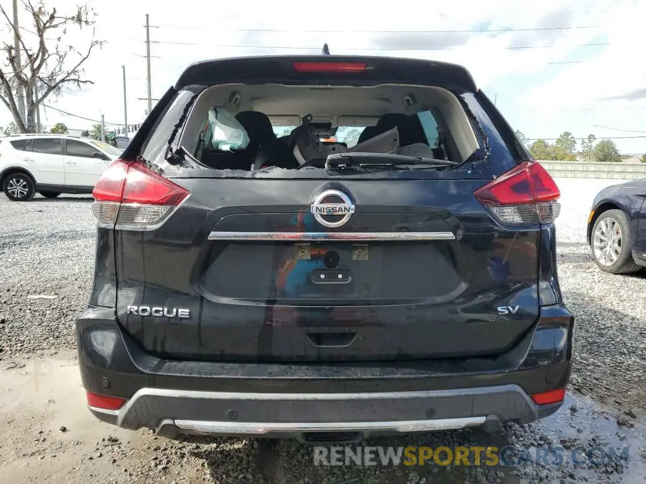 6 fotografías del automóvil dañado KNMAT2MT0KP553463 NISSAN ROGUE 2019