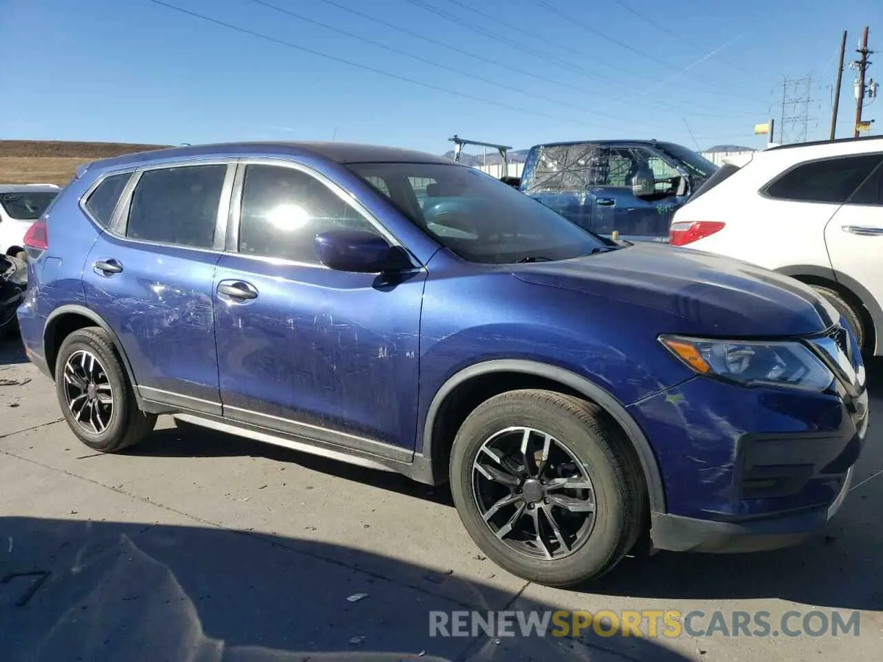 4 fotografías del automóvil dañado KNMAT2MT1KP522366 NISSAN ROGUE 2019