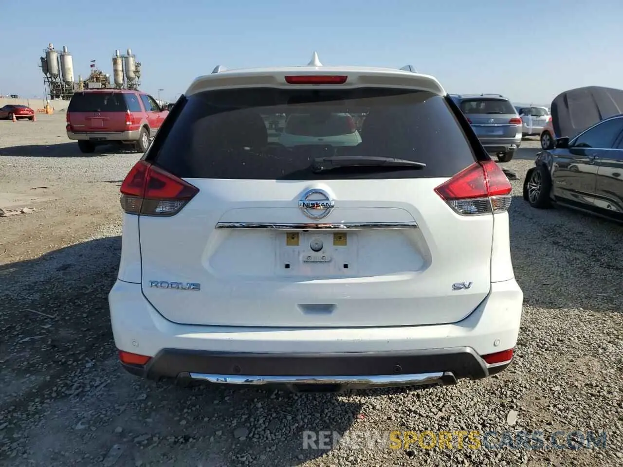 6 fotografías del automóvil dañado KNMAT2MT2KP500540 NISSAN ROGUE 2019