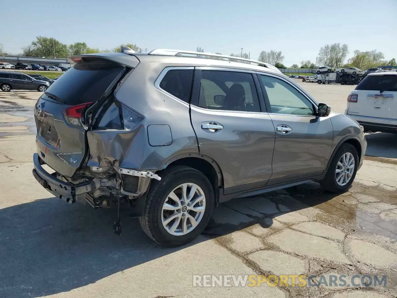 3 fotografías del automóvil dañado KNMAT2MT2KP505284 NISSAN ROGUE 2019