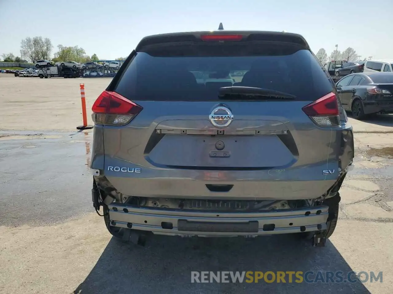 6 fotografías del automóvil dañado KNMAT2MT2KP505284 NISSAN ROGUE 2019