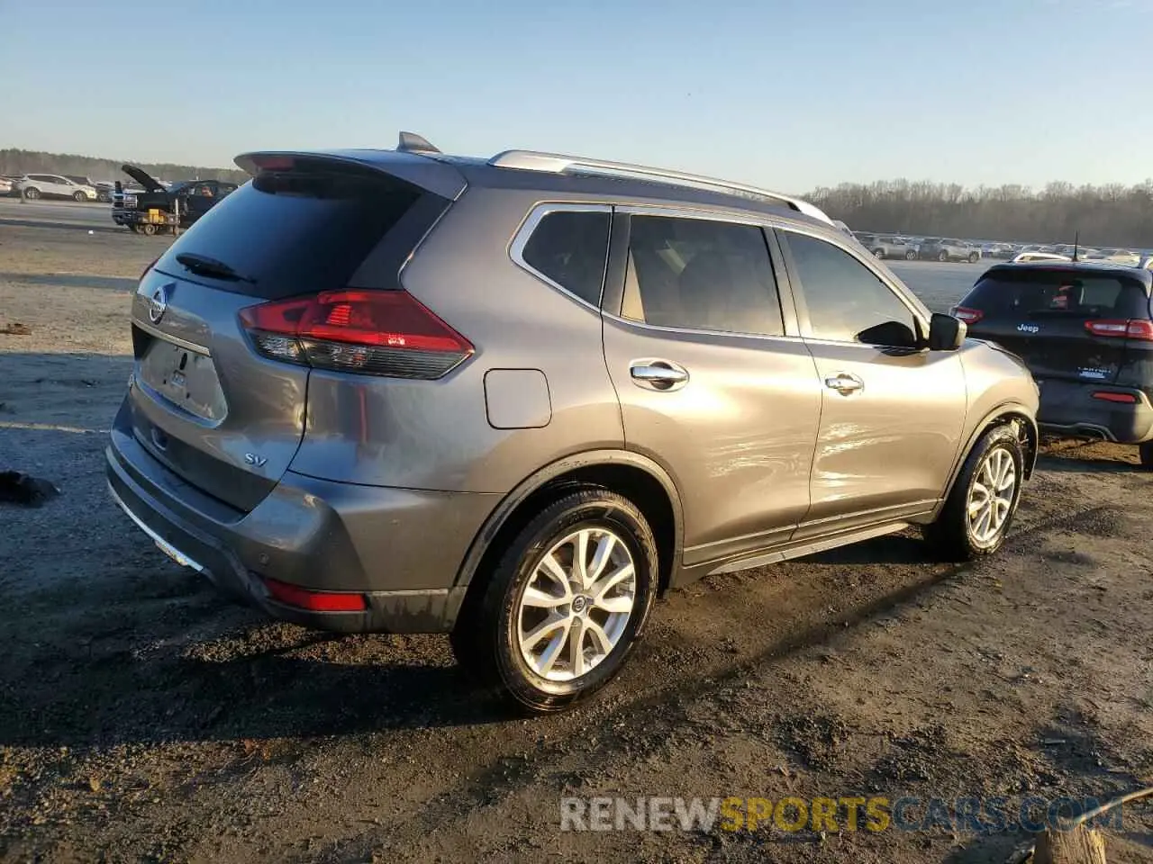 3 fotografías del automóvil dañado KNMAT2MT2KP507083 NISSAN ROGUE 2019