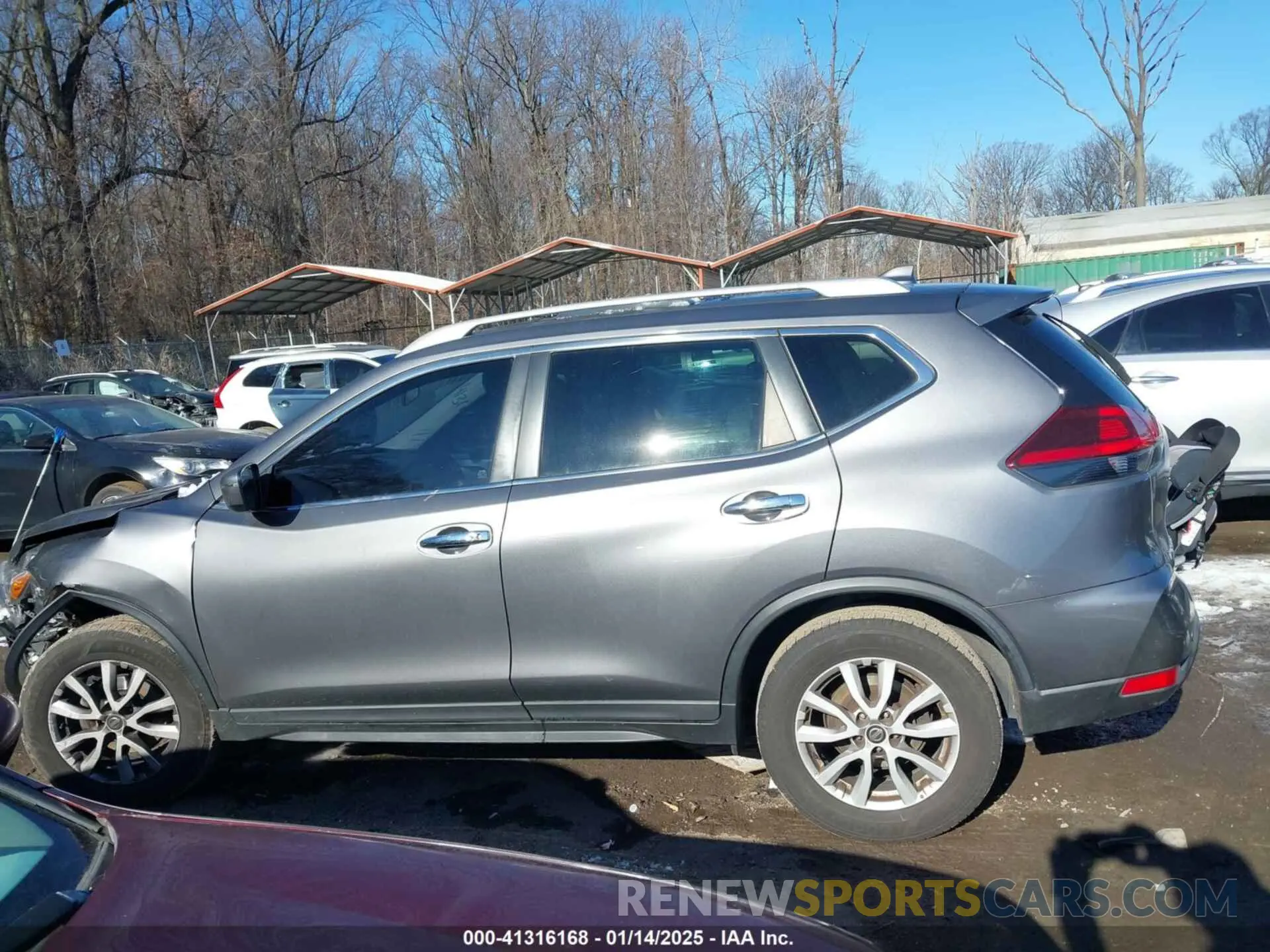 14 fotografías del automóvil dañado KNMAT2MT2KP521498 NISSAN ROGUE 2019