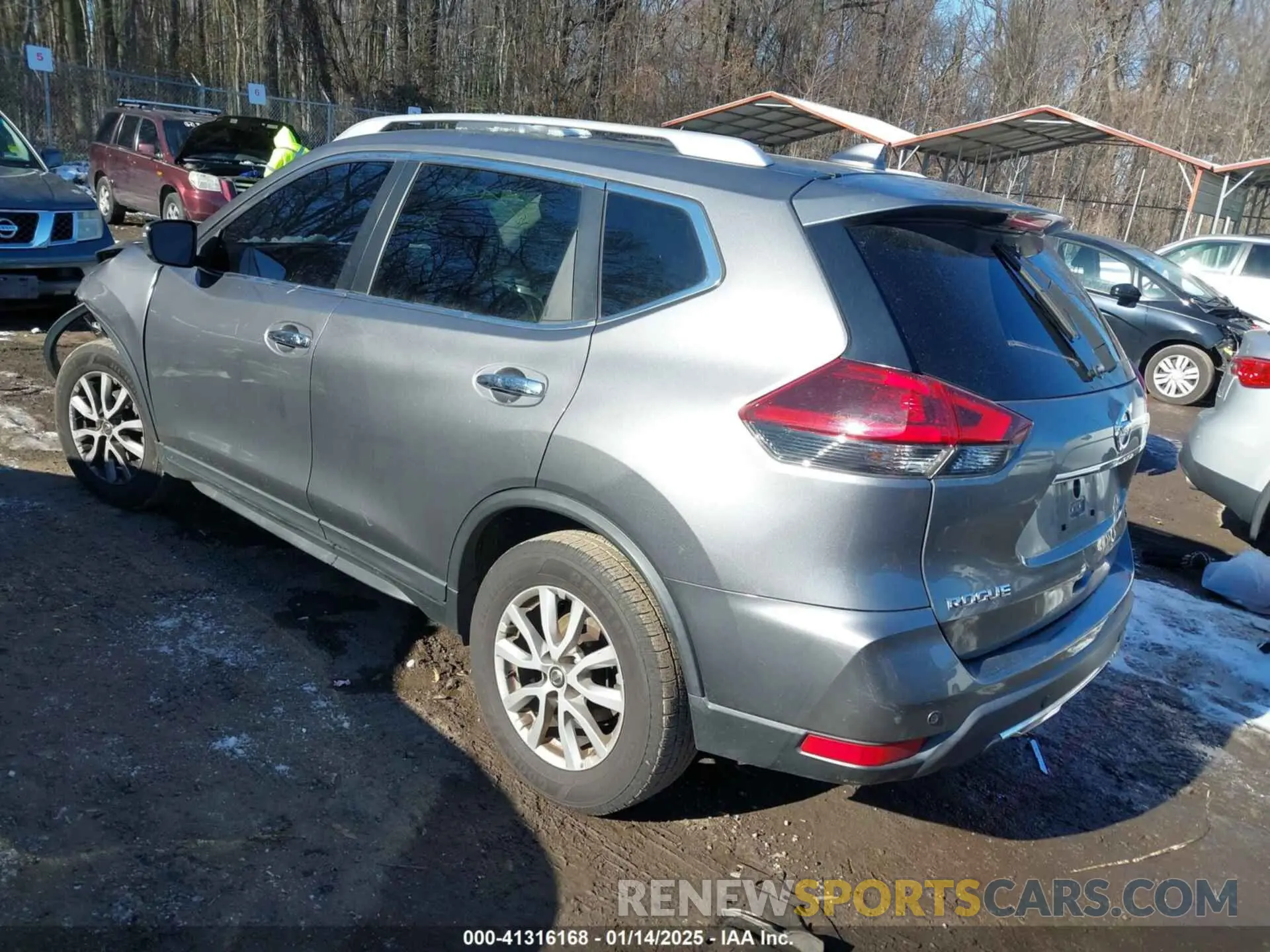 3 fotografías del automóvil dañado KNMAT2MT2KP521498 NISSAN ROGUE 2019