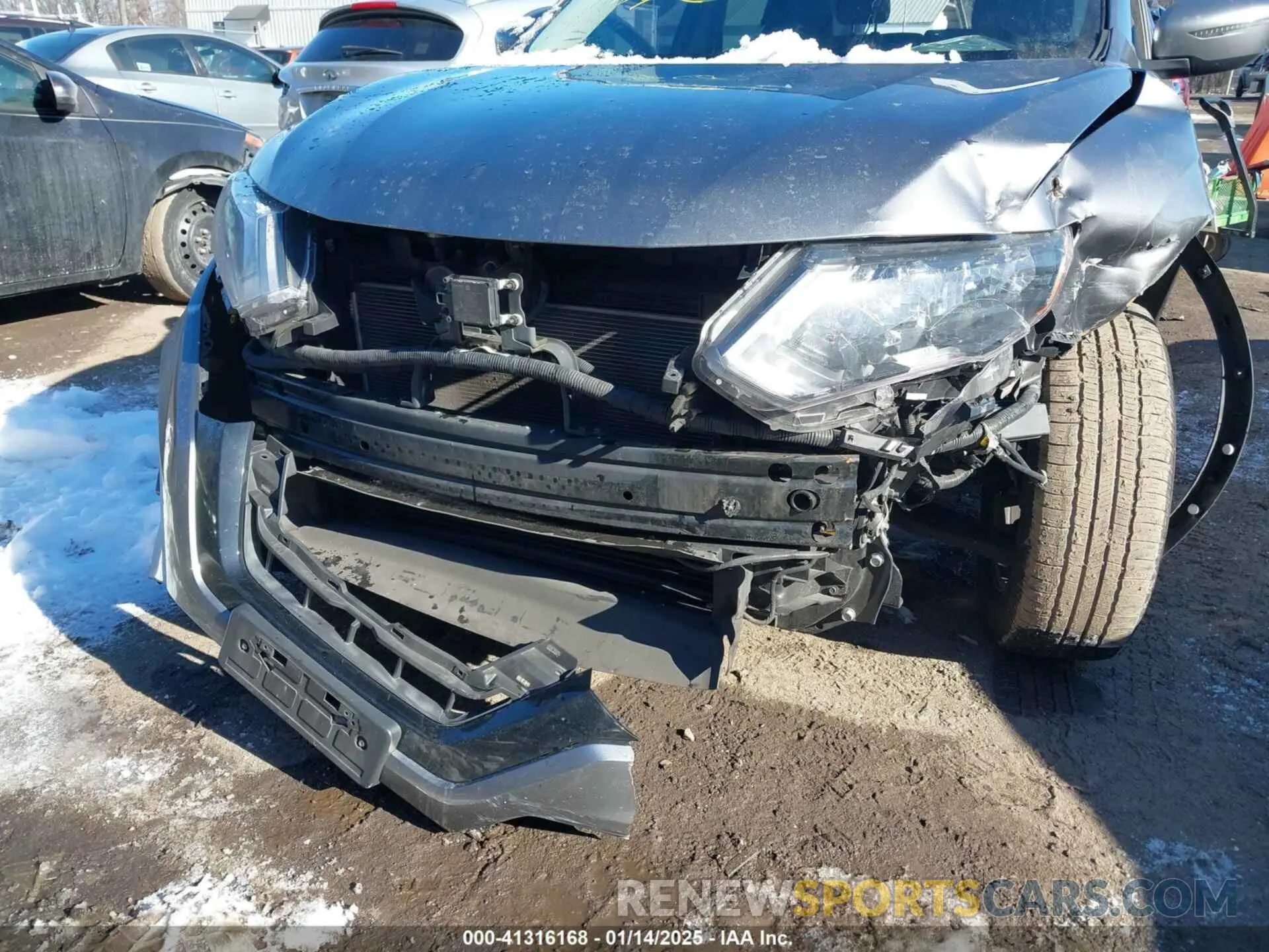 6 fotografías del automóvil dañado KNMAT2MT2KP521498 NISSAN ROGUE 2019