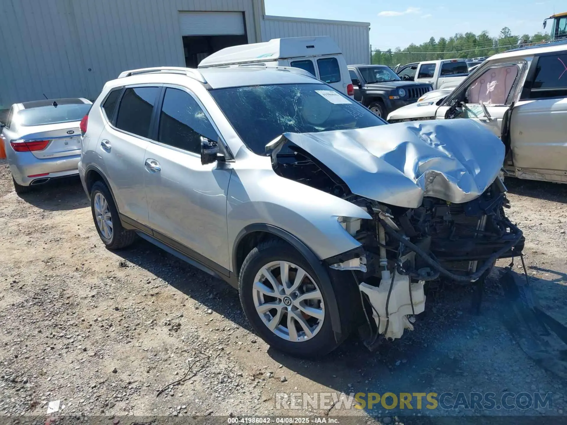 1 fotografías del automóvil dañado KNMAT2MT2KP555960 NISSAN ROGUE 2019