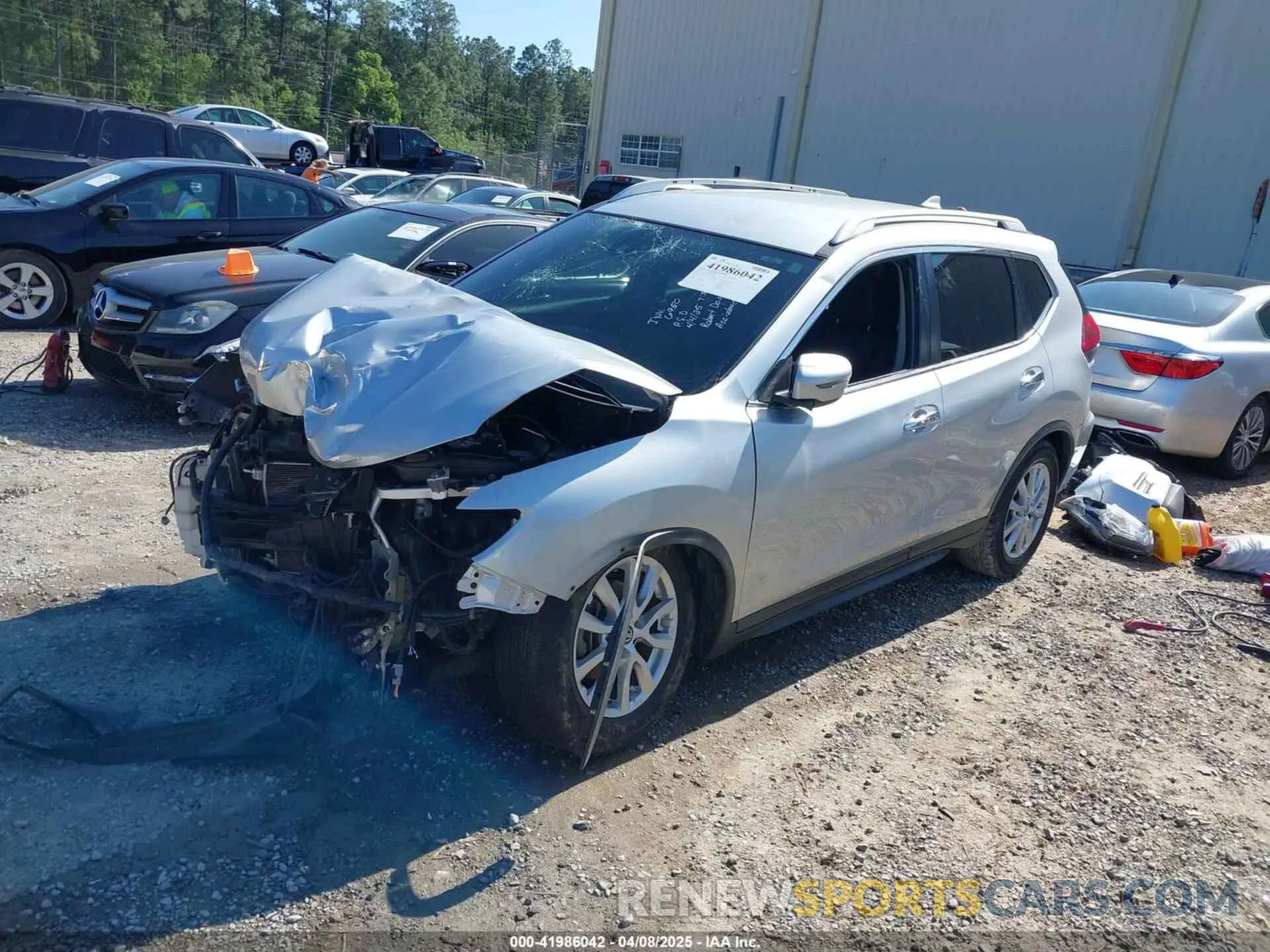 2 fotografías del automóvil dañado KNMAT2MT2KP555960 NISSAN ROGUE 2019